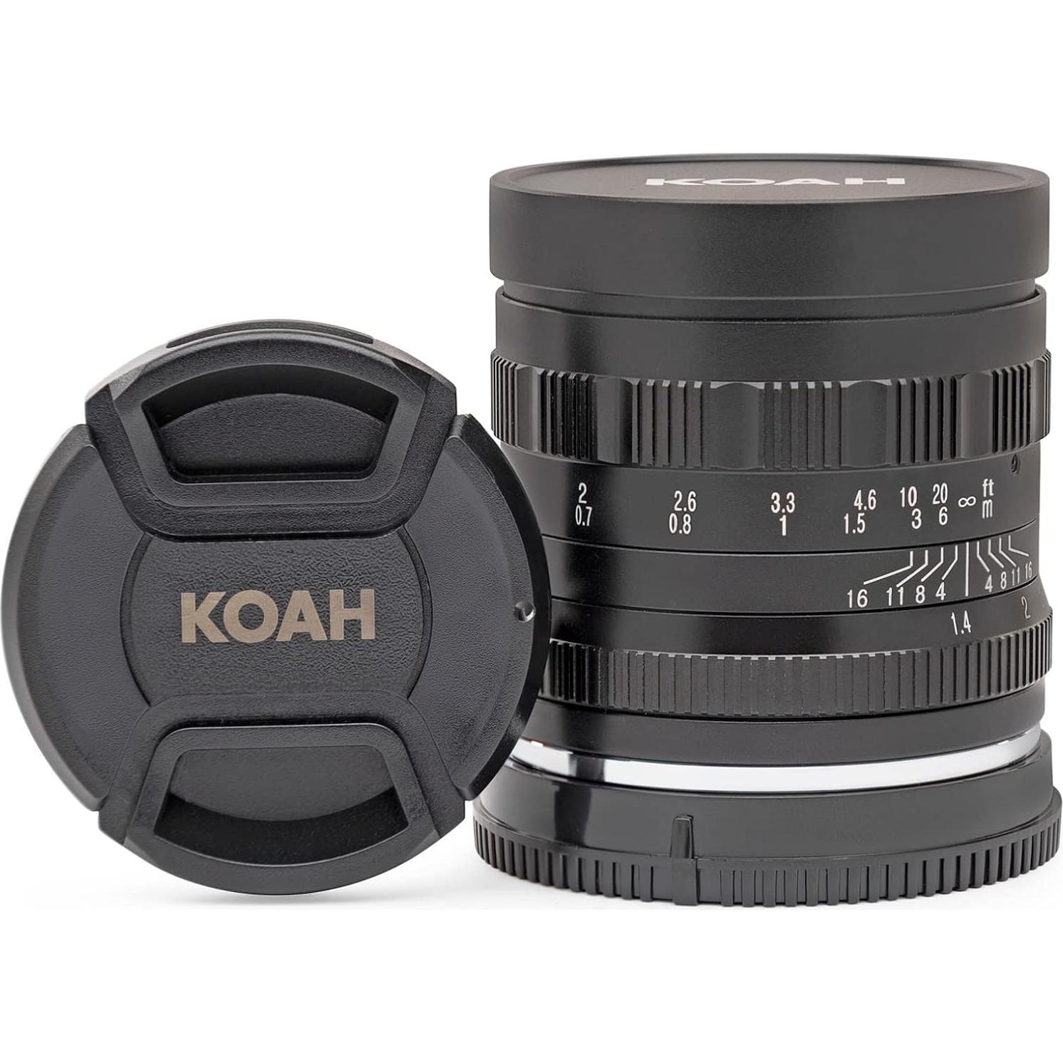 Lente Koah Artisans 50mm f/1.4 Manual para Fujifilm FX