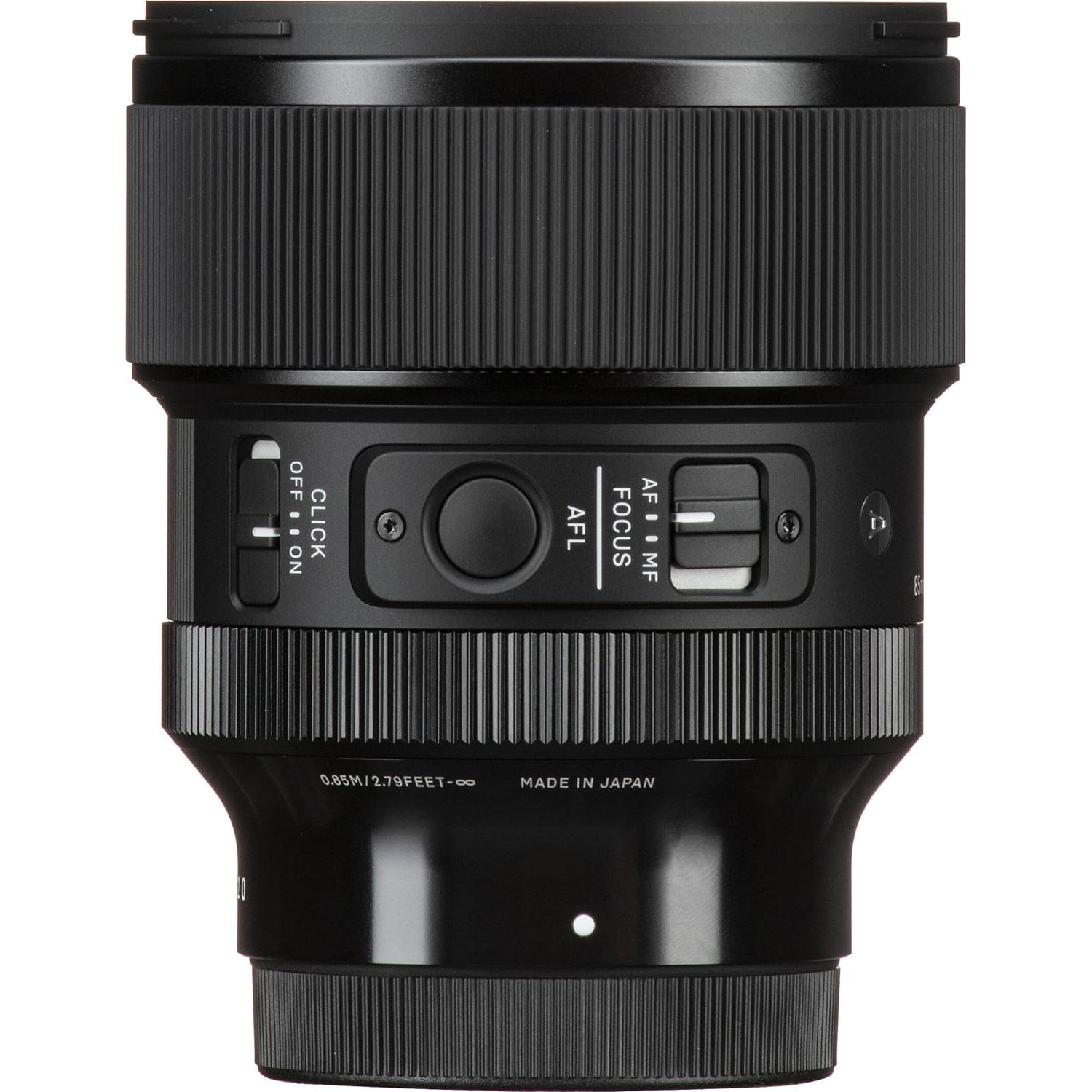 Lente Sigma 85mm f/1.4 DG DN Art para Sony E + Kit de Filtros 17P