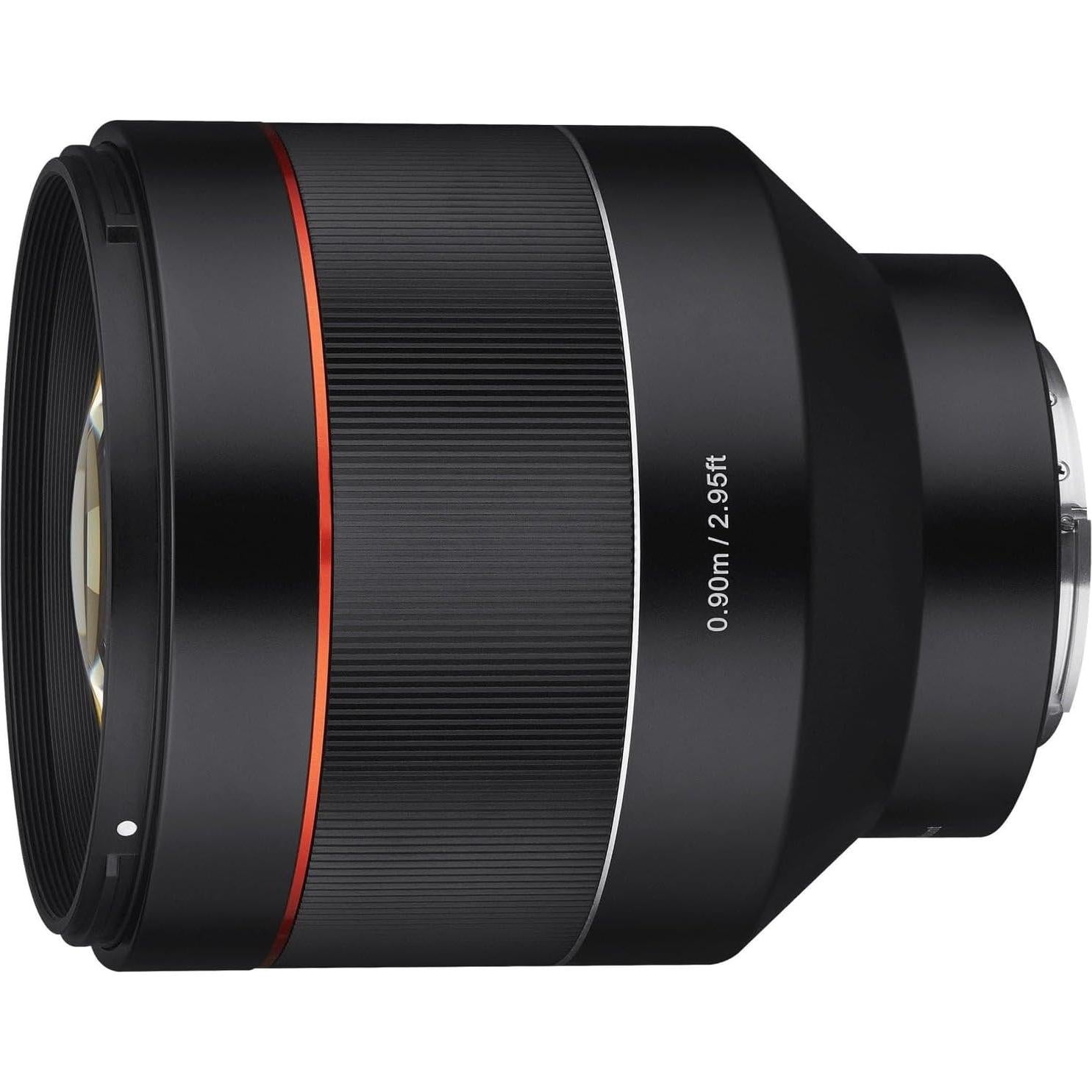 Lente Rokinon AF 85mm F1.4 para Sony E Formato Completo