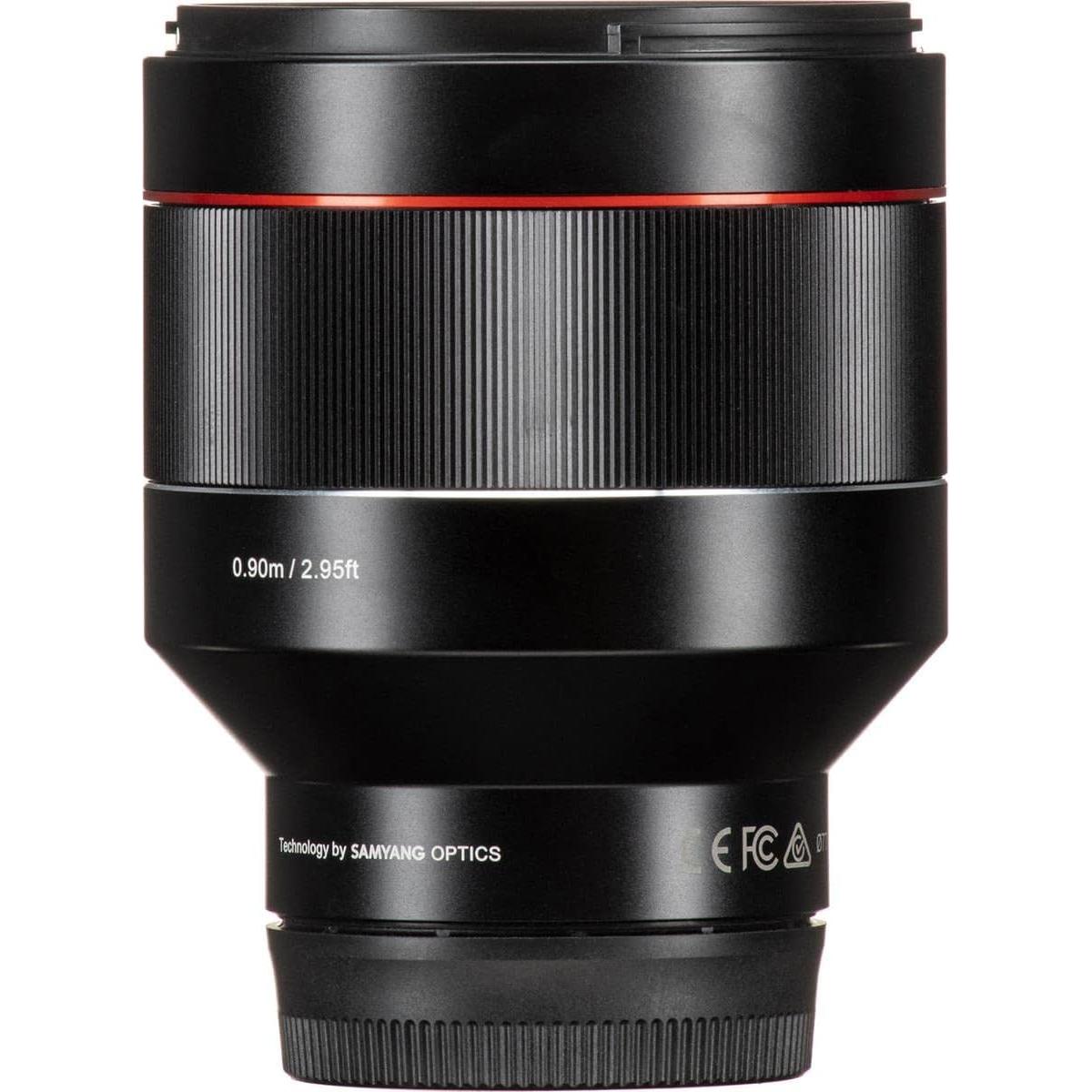 Lente Rokinon AF 85mm F1.4 para Sony E Formato Completo