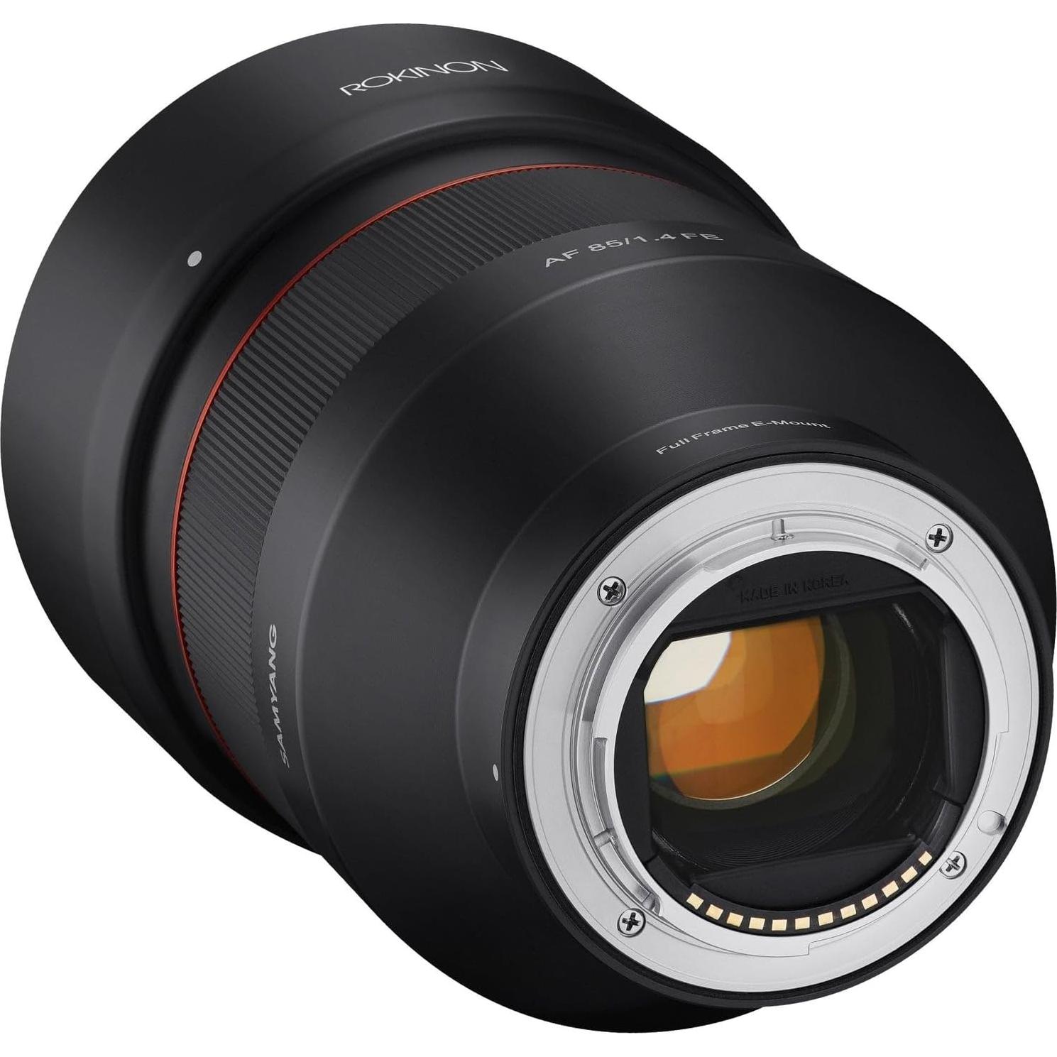 Lente Rokinon AF 85mm F1.4 para Sony E Formato Completo