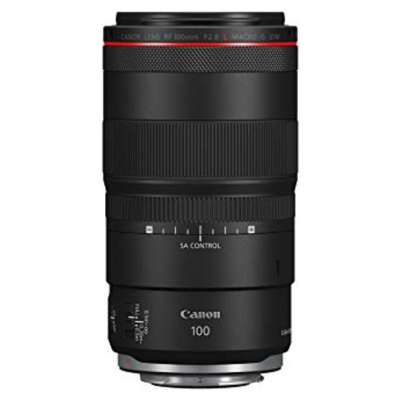 Lente Macro Telefoto Canon RF 100mm F2.8 L IS USM - 0.73 kg