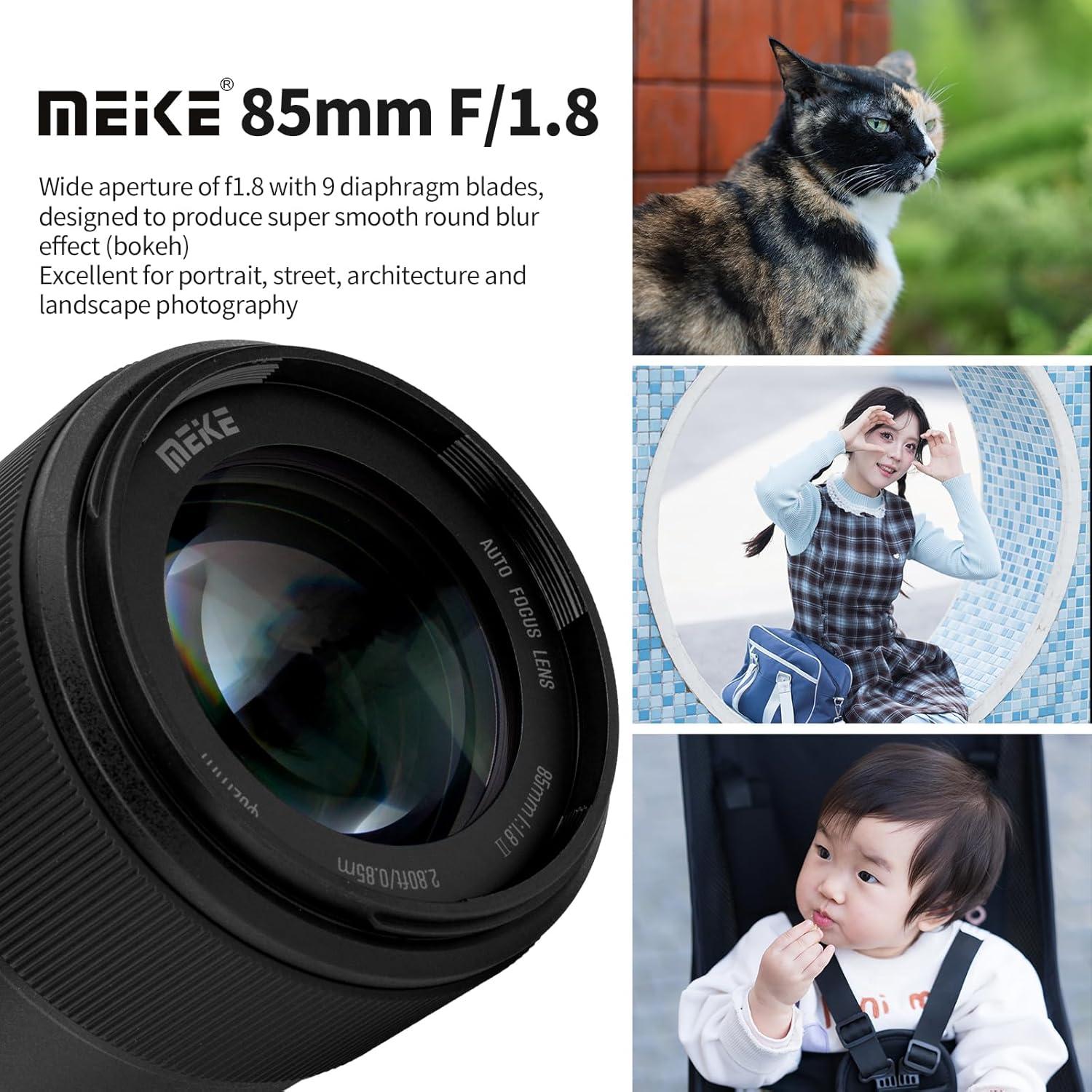 Lente Meike 85mm F1.8 Pro Auto Enfoque para Nikon Z