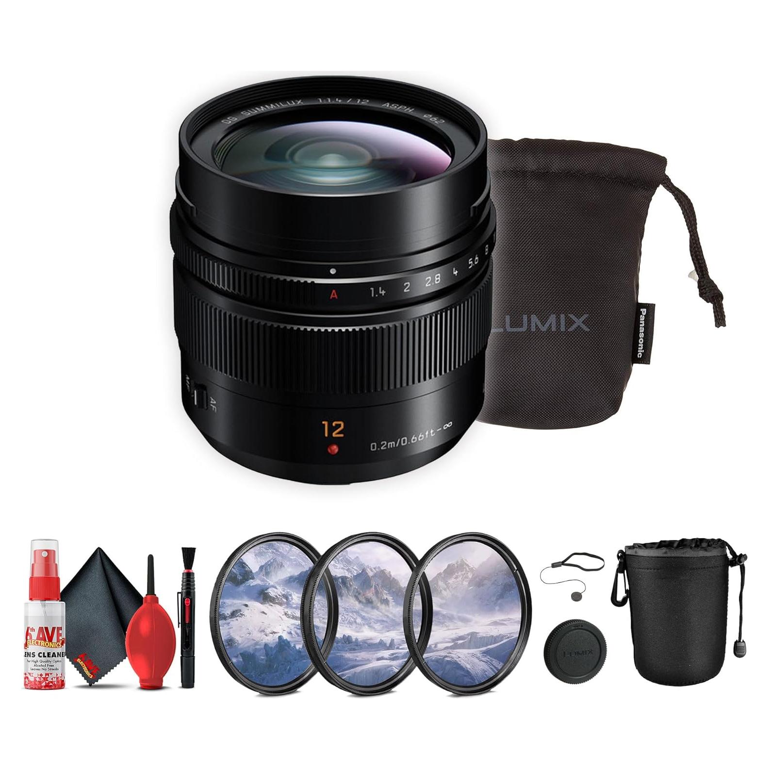 Lente Gran Angular Panasonic Leica DG Summilux 12mm f/1.4