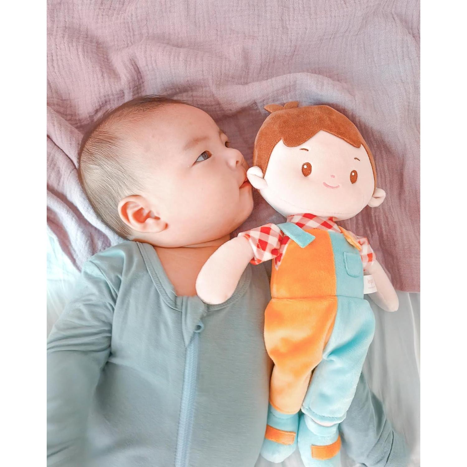 Muñeca Suave LeyaDoll 30cm para Niños - Regalo Cumpleaños