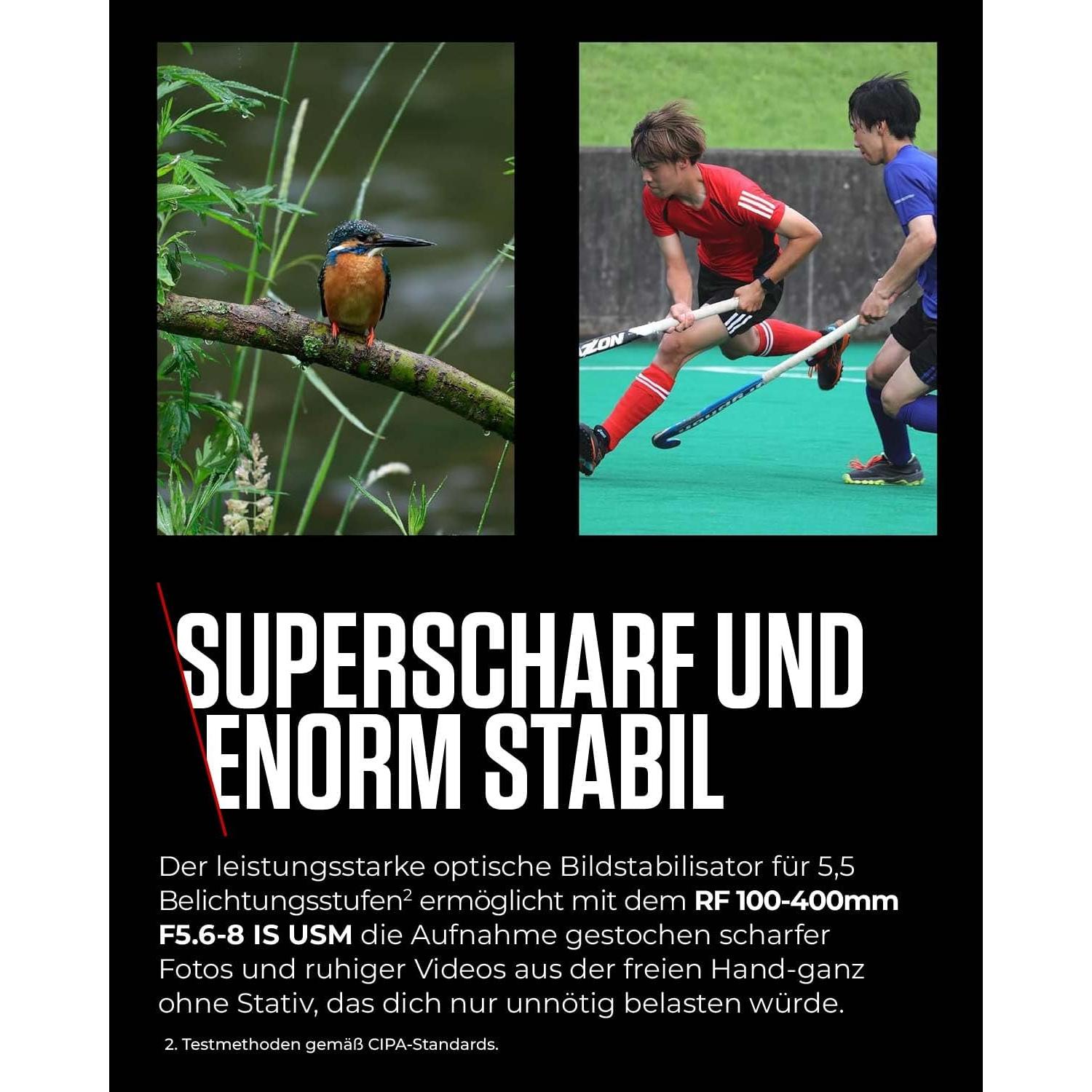 Lente Canon RF 100-400mm F5.6-8 IS USM para Cámaras R