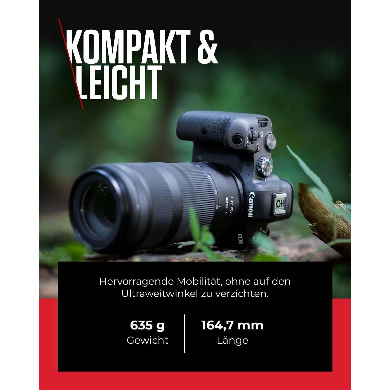 Lente Canon RF 100-400mm F5.6-8 IS USM para Cámaras R