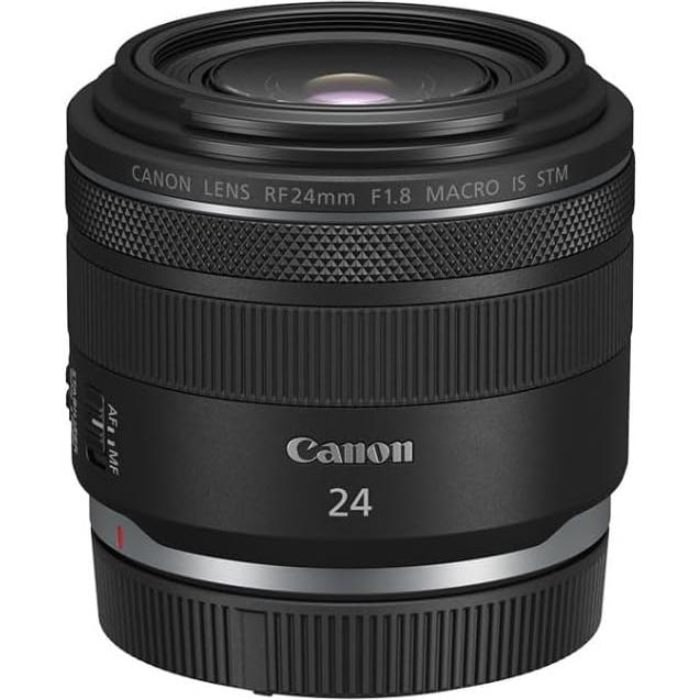 Lente Canon RF 24mm f/1.8 Macro IS STM + Estuche Duro Impermeable
