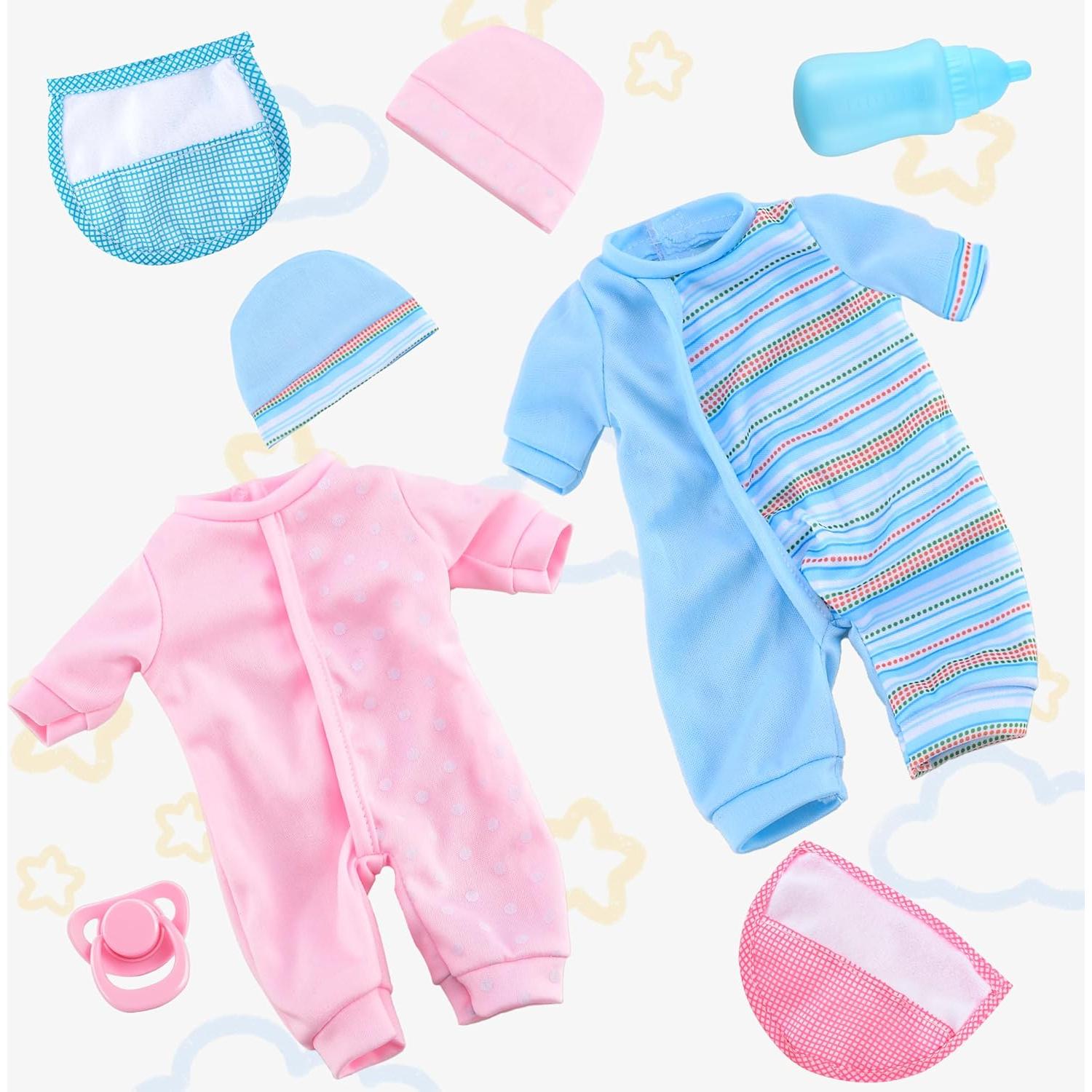 Muñecas Gemelas Toy Choi - 30 cm con Accesorios