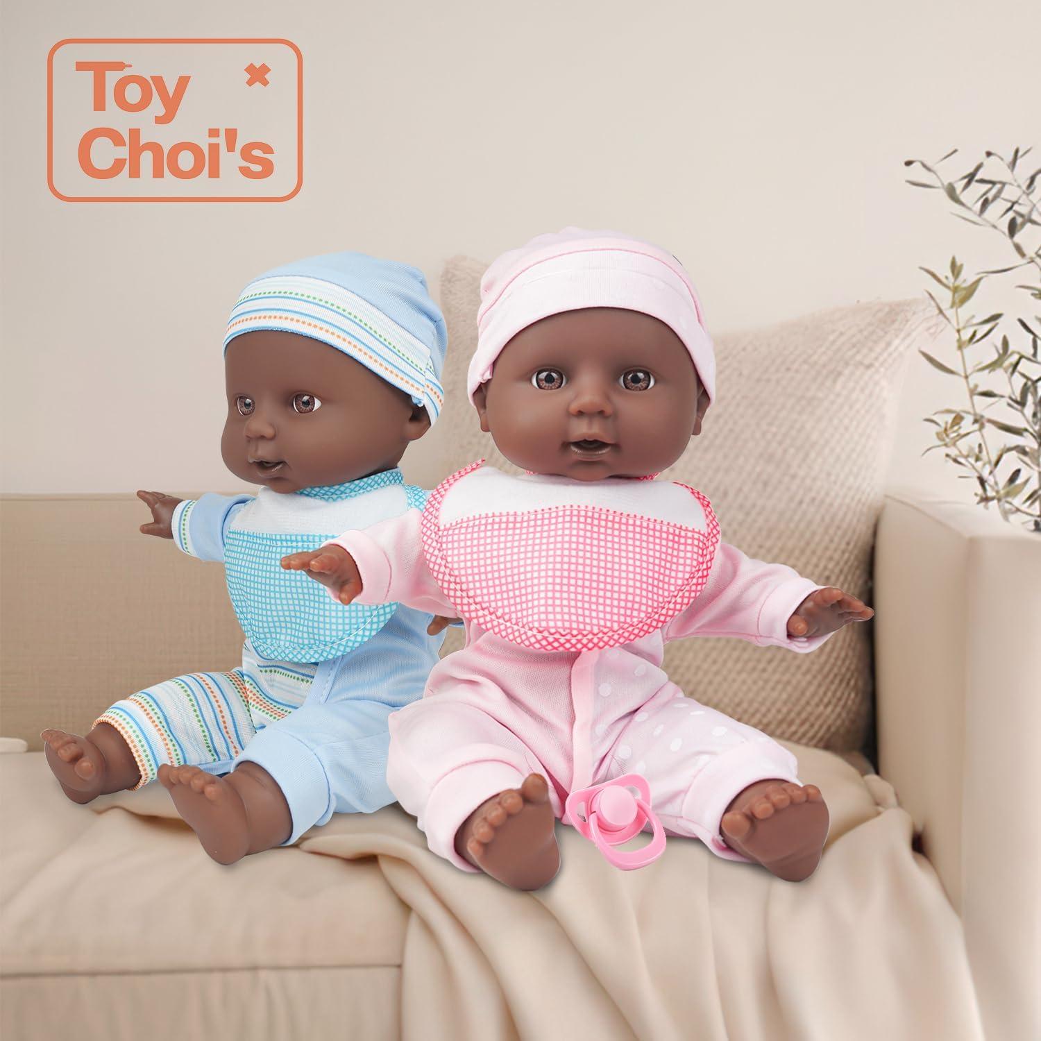 Muñecas Gemelas Toy Choi - 30 cm con Accesorios