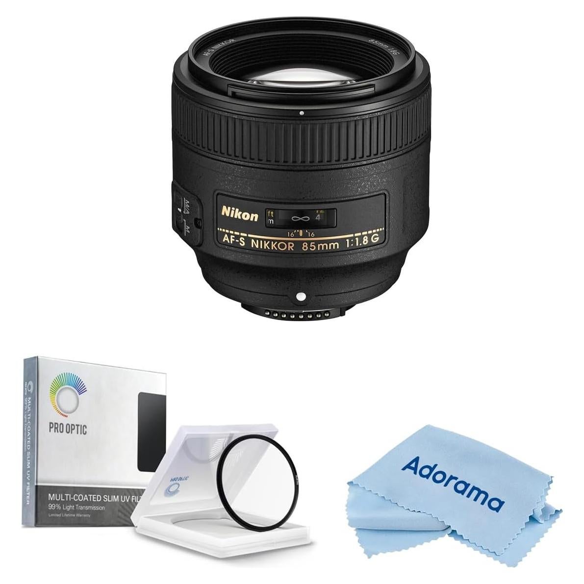 Lente Nikon AF-S NIKKOR 85mm f/1.8G para D-SLR FX