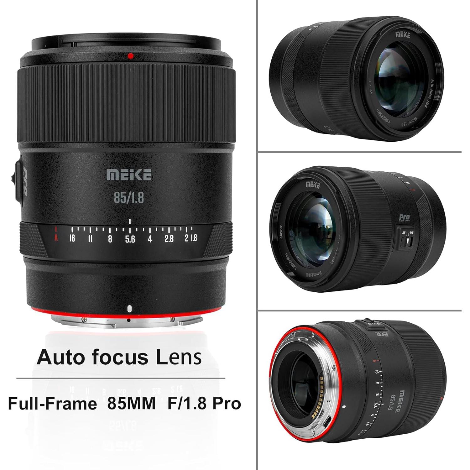 Lente Meike 85mm f1.8 STM para Nikon Z - Autoenfoque 8K