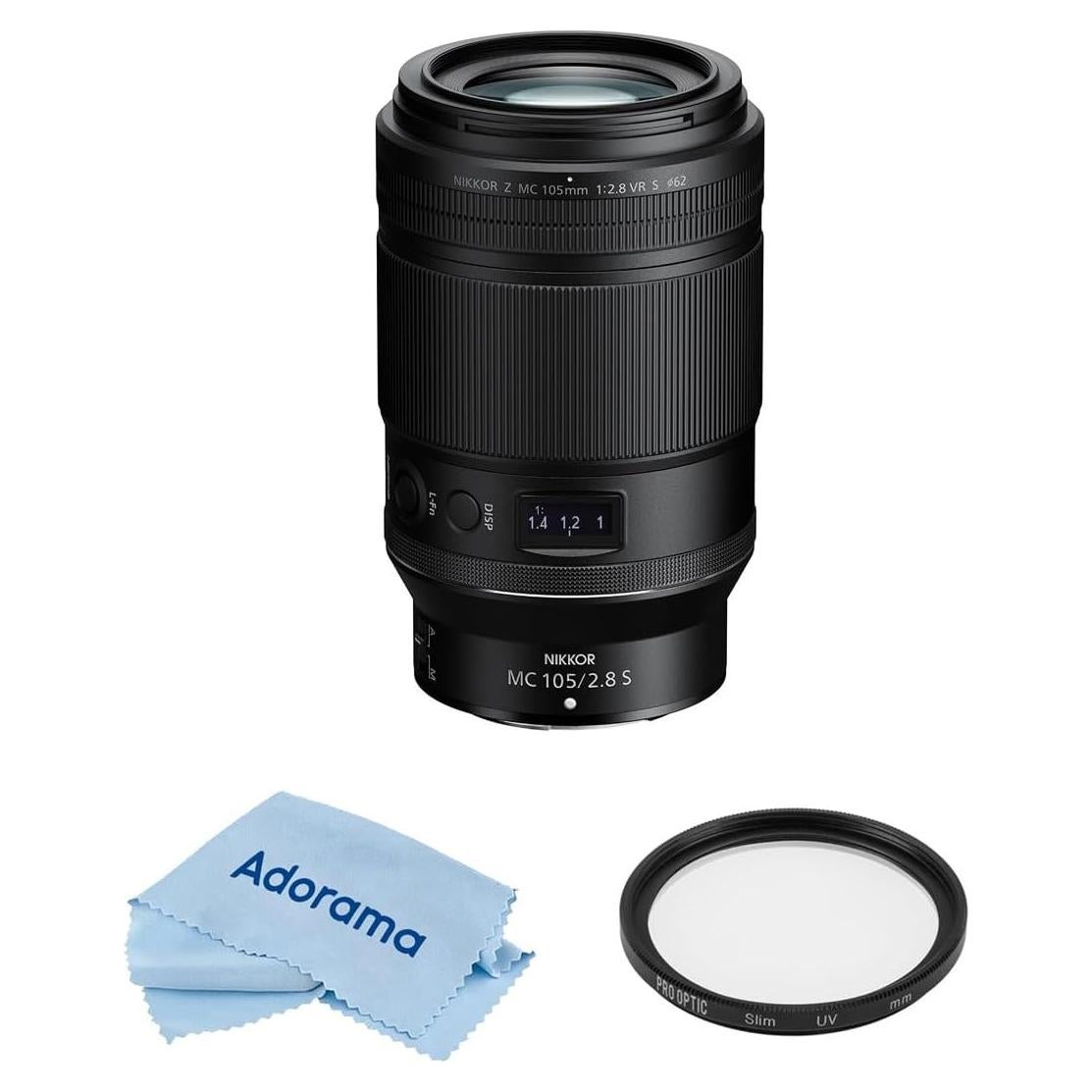 Lente Macro Nikon NIKKOR Z MC 105mm f/2.8 VR S con Filtro UV