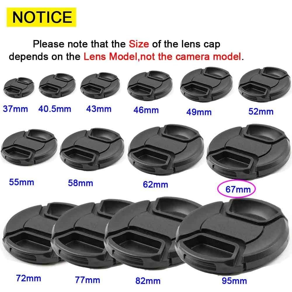 Tapa de lente 67mm ULBTER para Nikon D7200 D7100 D7000