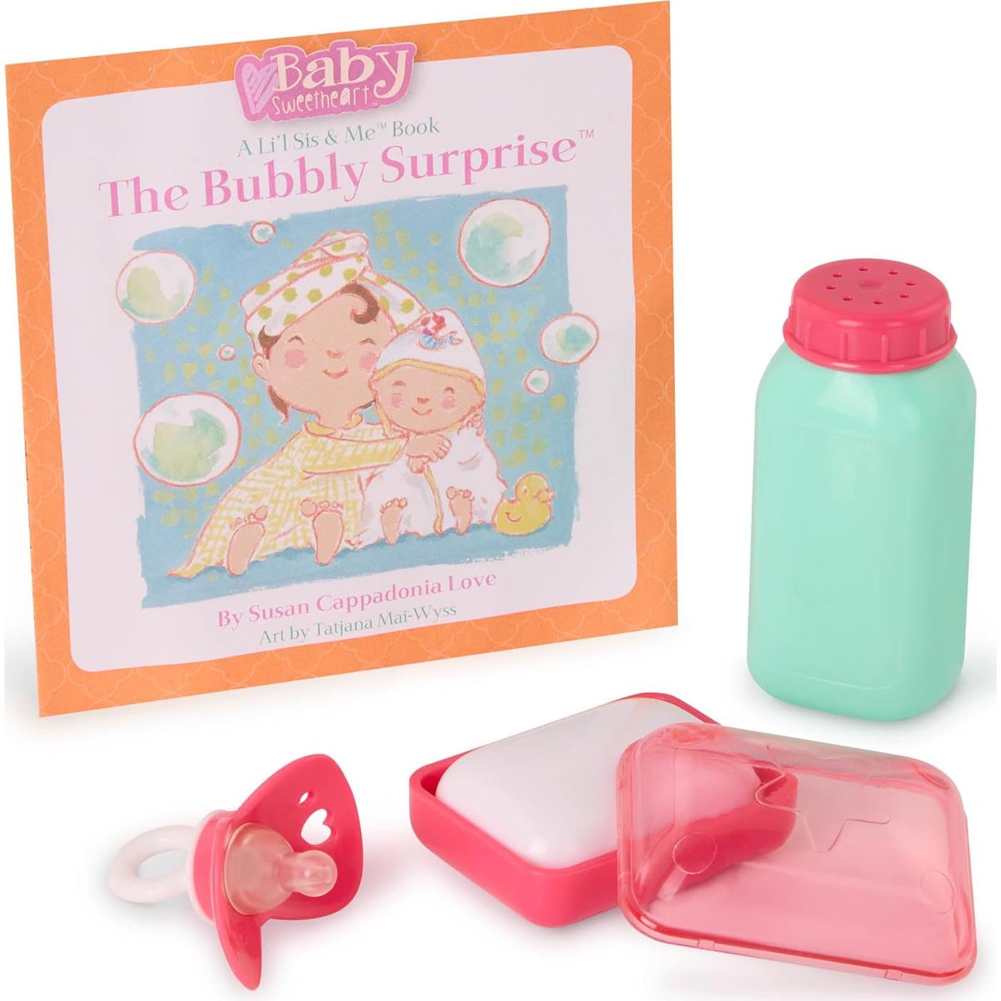 Muñeca Dulce Corazón de Bebé Battat 30 cm con Libro y Accesorios