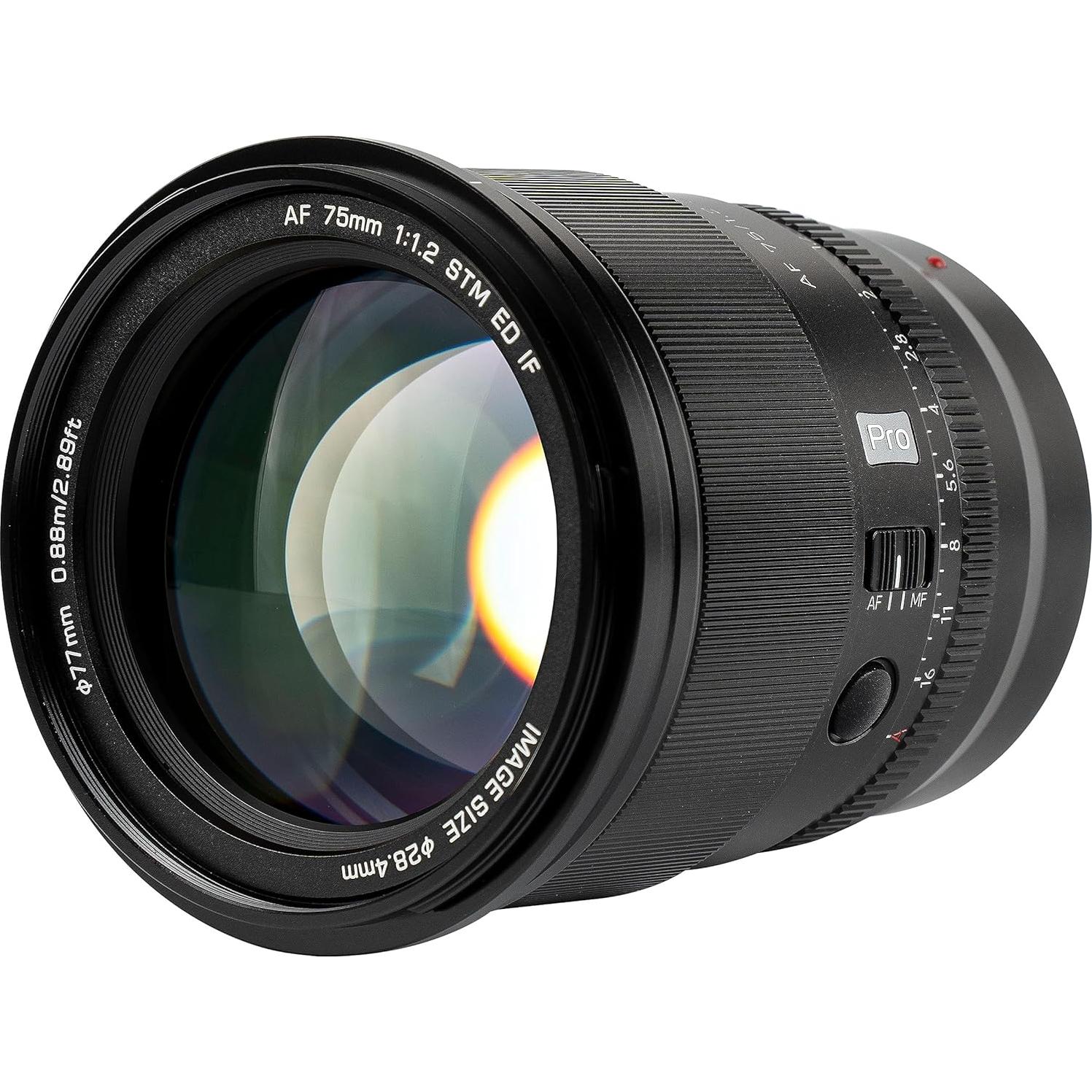 Lente Viltrox 75mm F1.2 Autofocus para Nikon Z - Alta Calidad