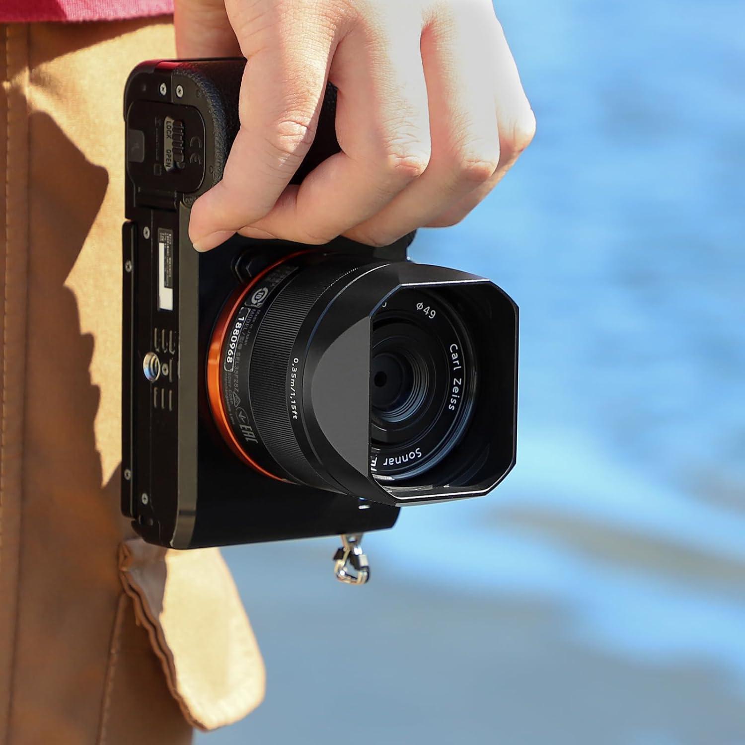 Sombrero de lente Haoge LH-RX1B para Sony RX1/RX1R/RX1RII