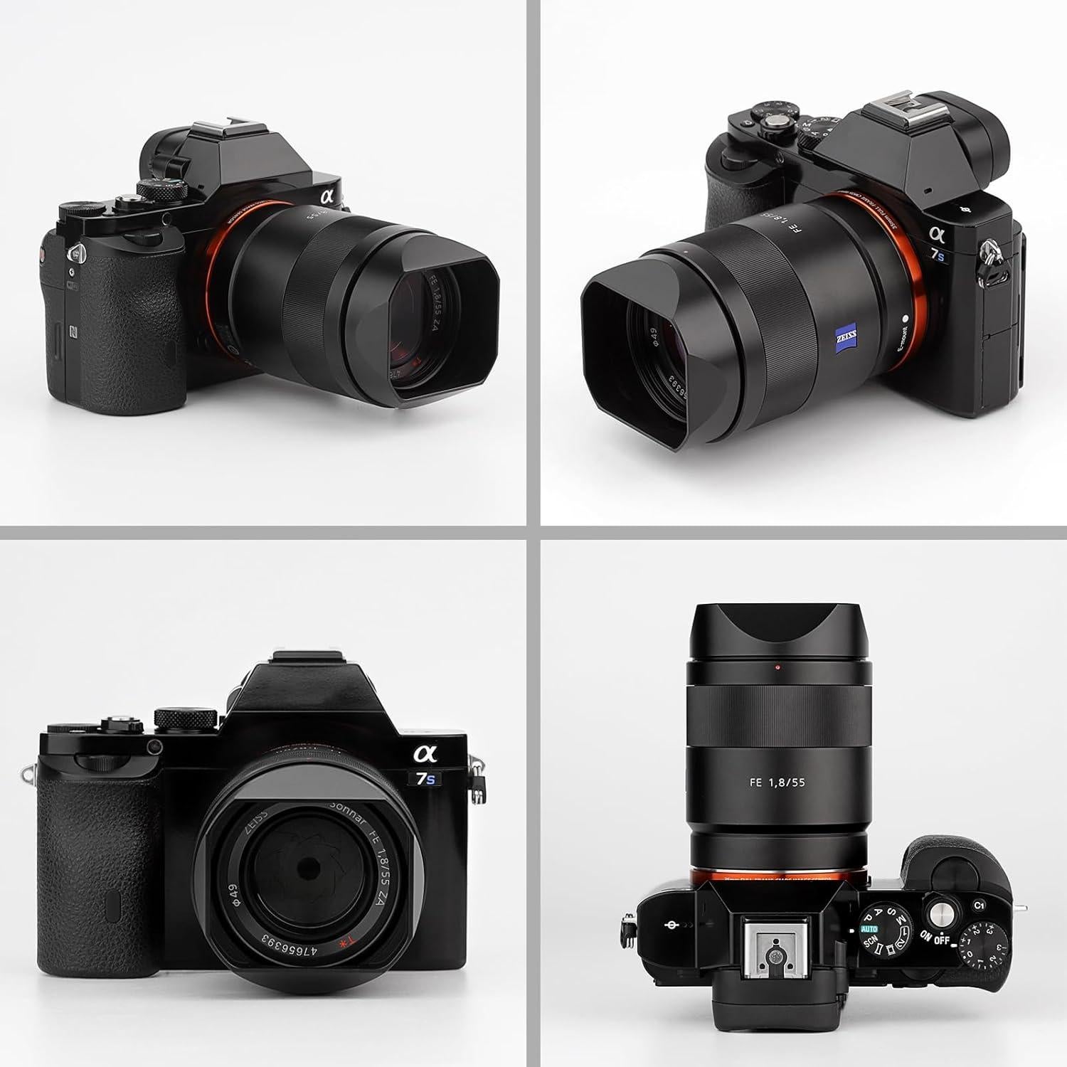 Sombrero de lente Haoge LH-RX1B para Sony RX1/RX1R/RX1RII