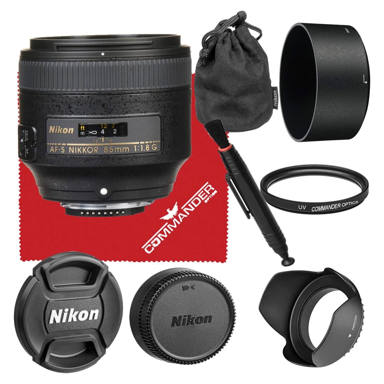 Objetivo Nikon AF-S NIKKOR 85mm f/1.8G + Kit Accesorios