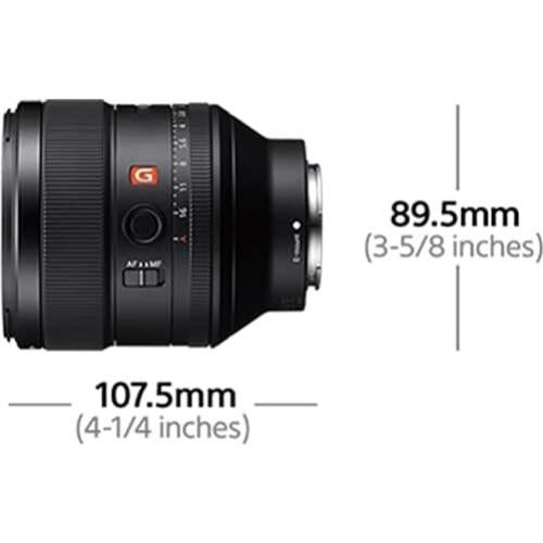 Lente Sony 85mm F1.4 GM con Kit de Filtros y Accesorios