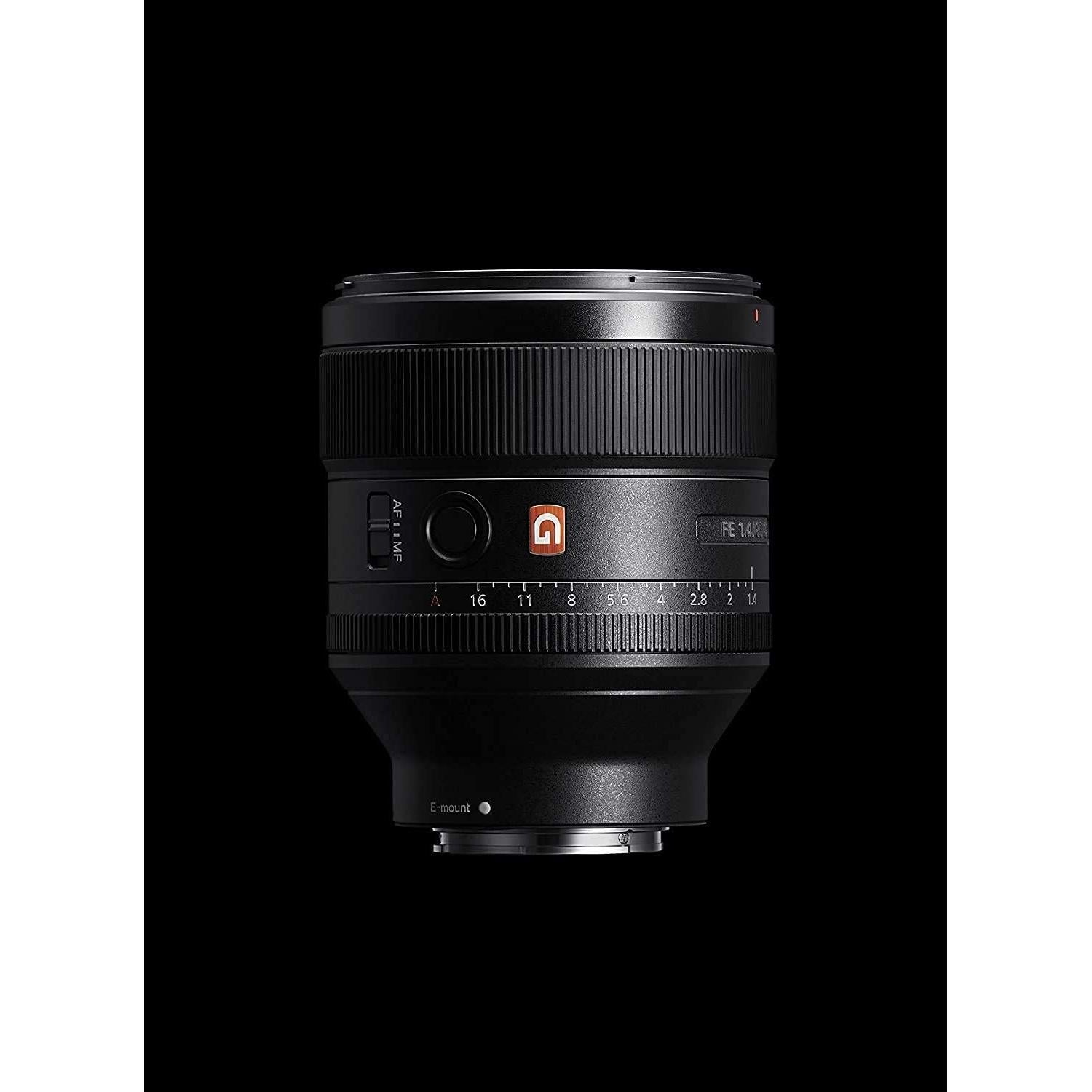 Lente Sony 85mm F1.4 GM con Kit de Filtros y Accesorios