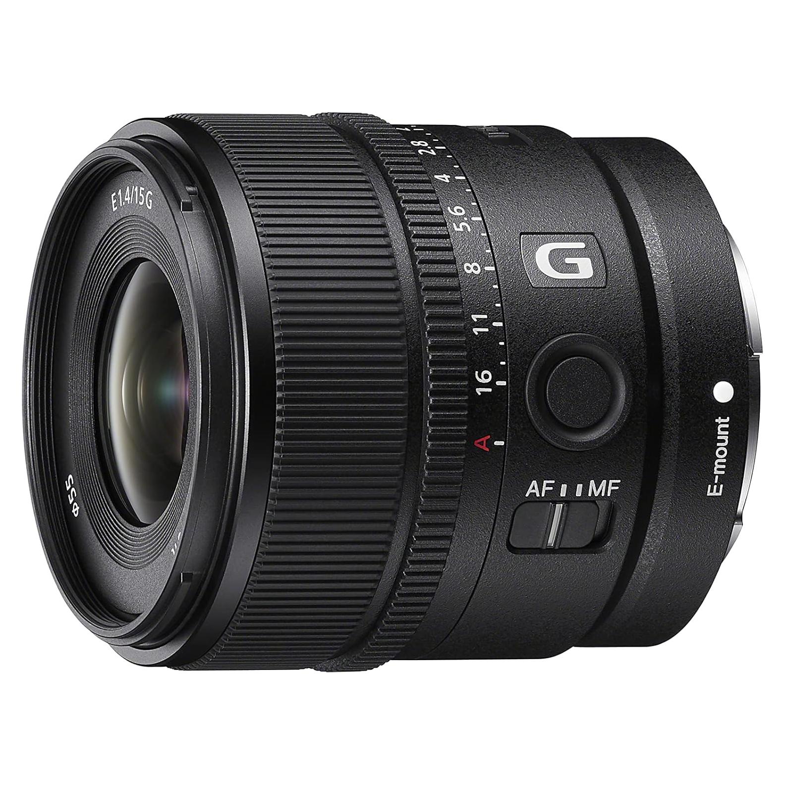 Lente Gran Angular Sony E 15mm F1.4 G para APS-C