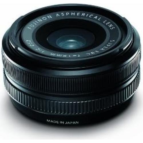 Lente Fujifilm Fujinon 18mm F2.0 Gran Angular Negro