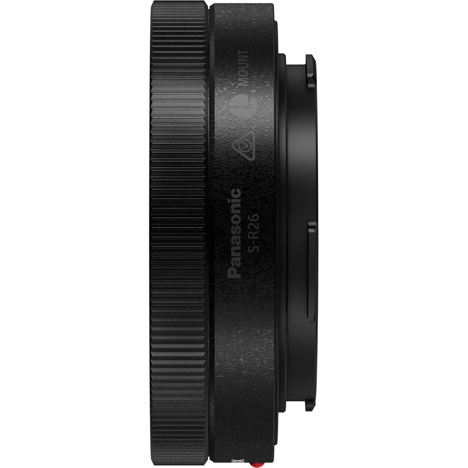 Lente Pancake Panasonic LUMIX S 26mm F8 S-R26 Compacto