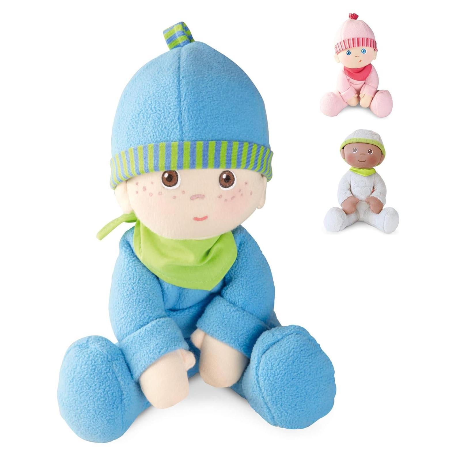 Muñeco de Bebé HABA Snug Up Luis 20 cm Lavable