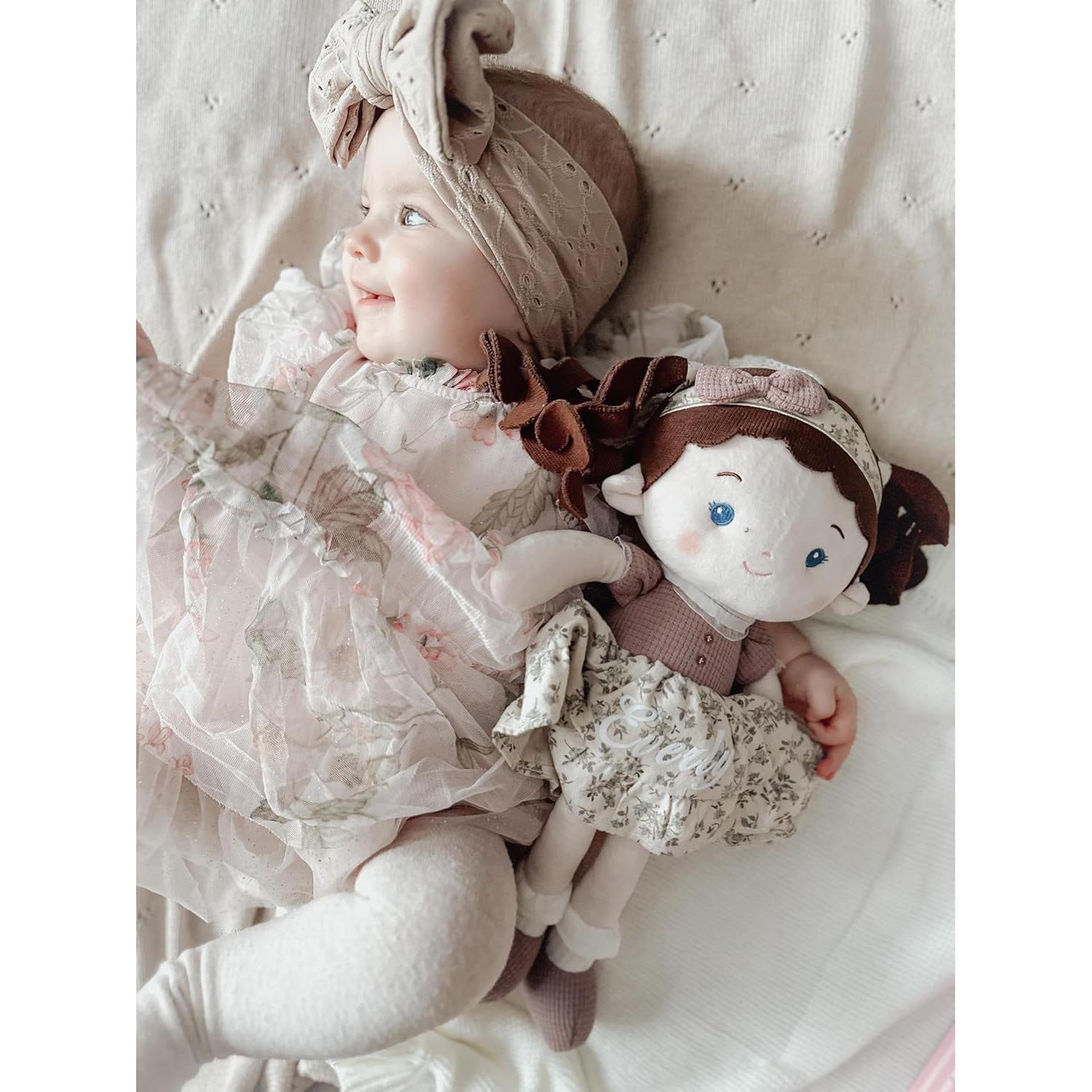 Muñeca de Trapo Suave LeyaDoll 40 cm para Bebé