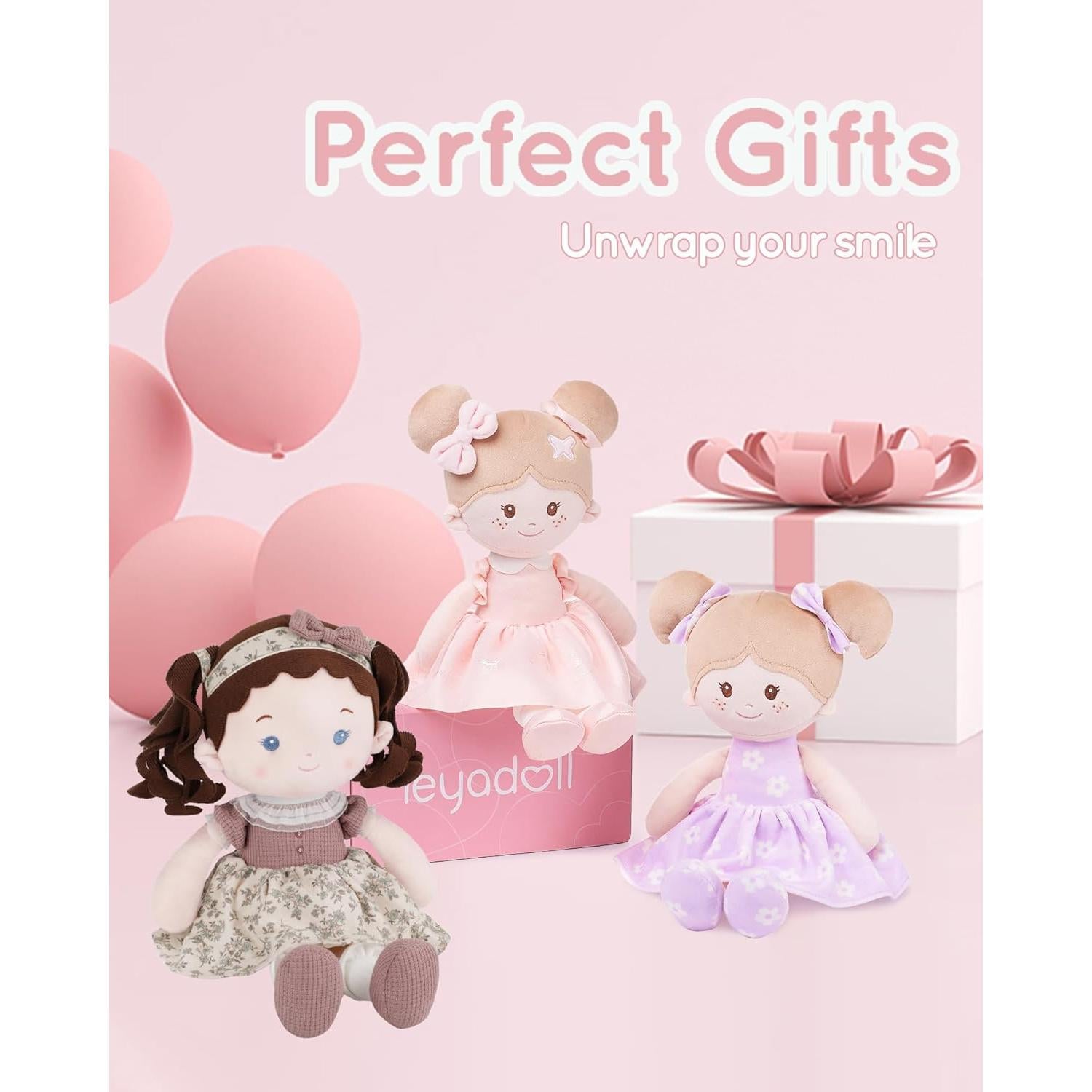 Muñeca de Trapo Suave LeyaDoll 40 cm para Bebé