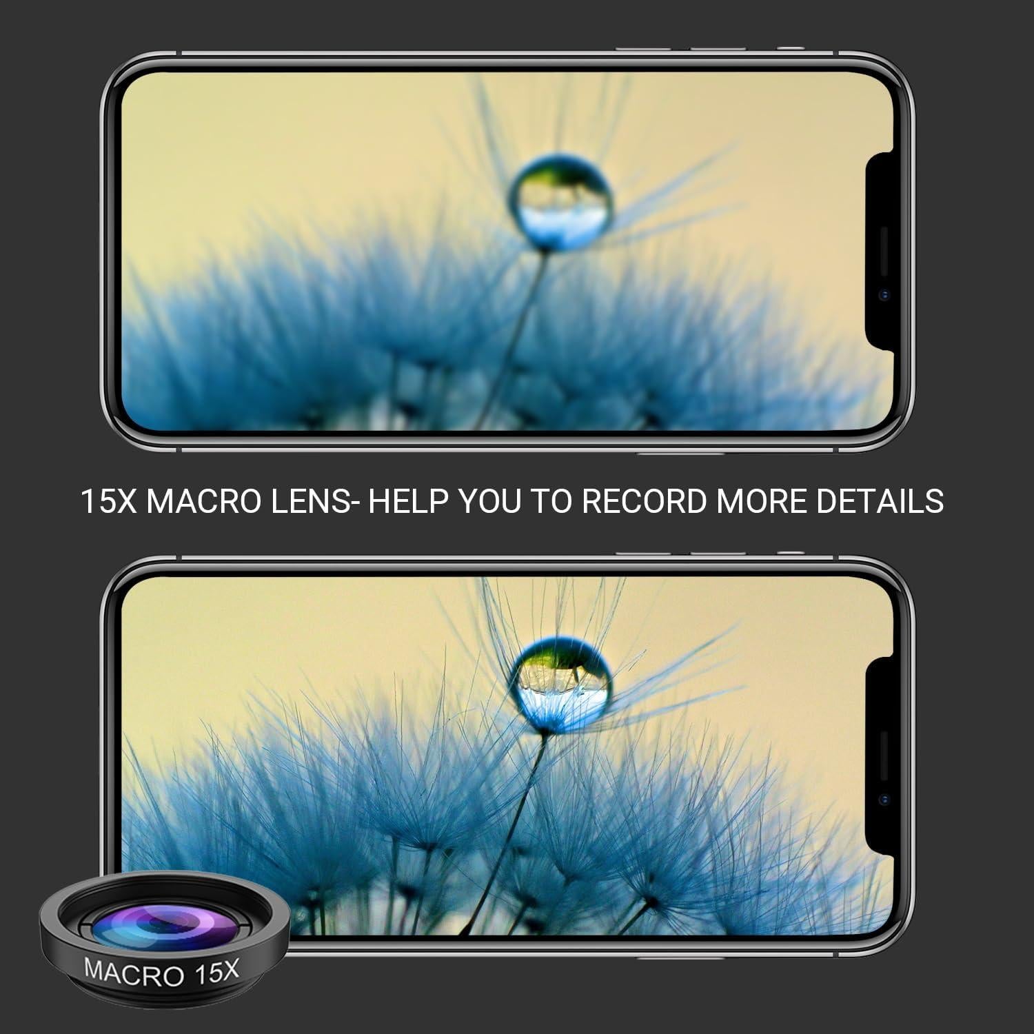 Kit de Lentes para Cámara de Teléfono MIAO LAB 5 en 1