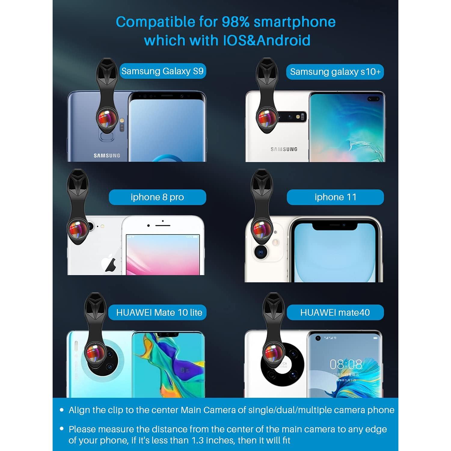 Kit de Lentes para Cámara de Teléfono MIAO LAB 5 en 1