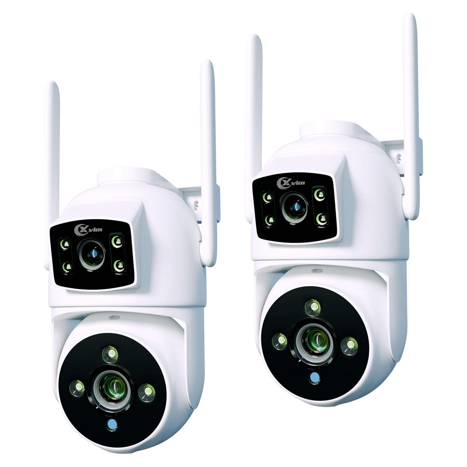 Cámara de Seguridad Exterior XVIM 2PK 6MP WiFi 2.4GHz IP65