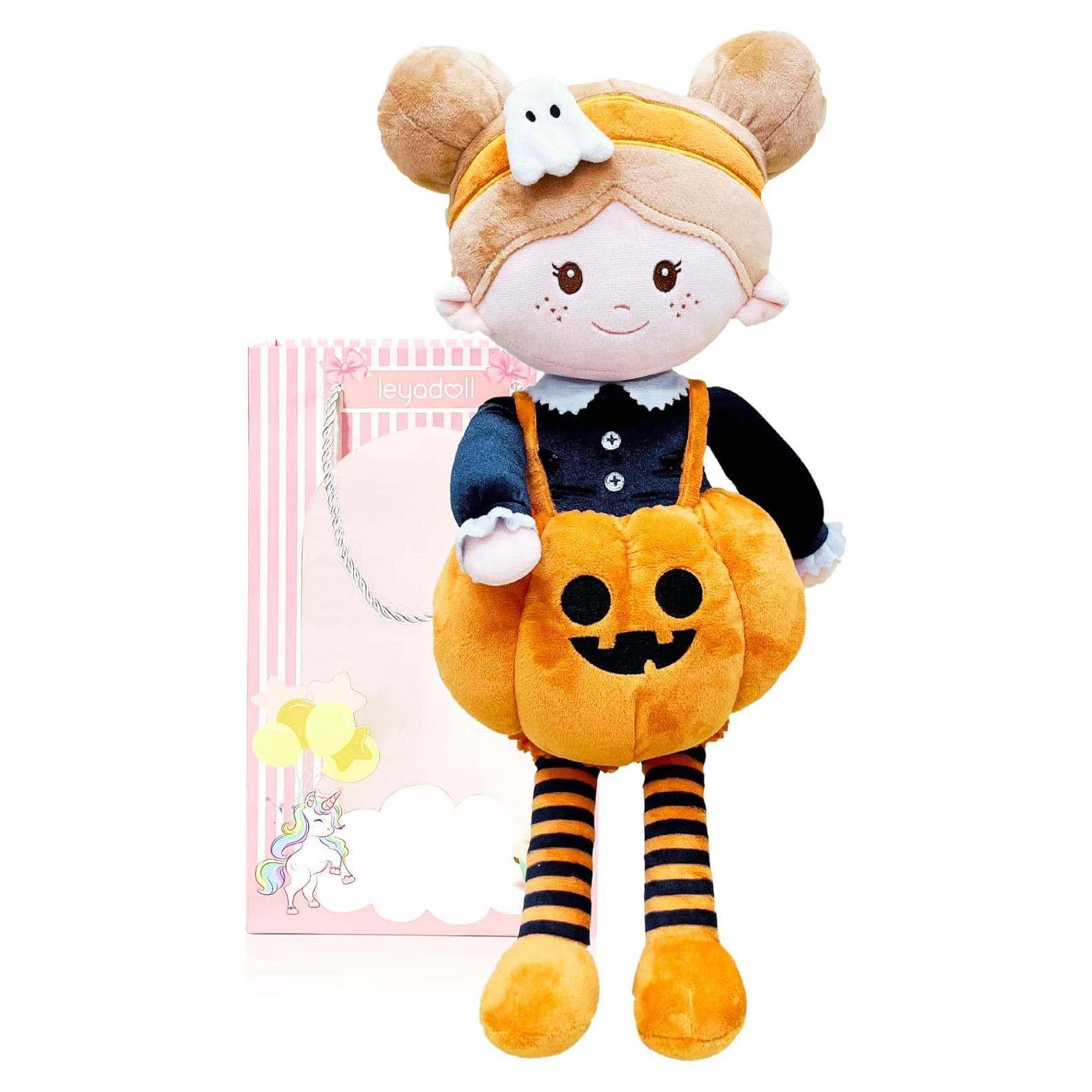 Muñeca de Trapo Suave LeyaDoll 40 cm Niña Calabaza