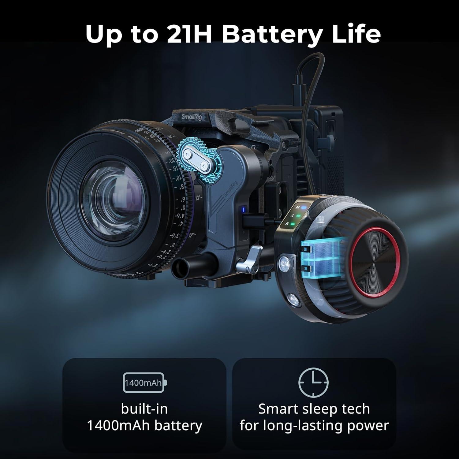 Kit de Enfoque Inalámbrico SmallRig 4296 con Controlador y Motor