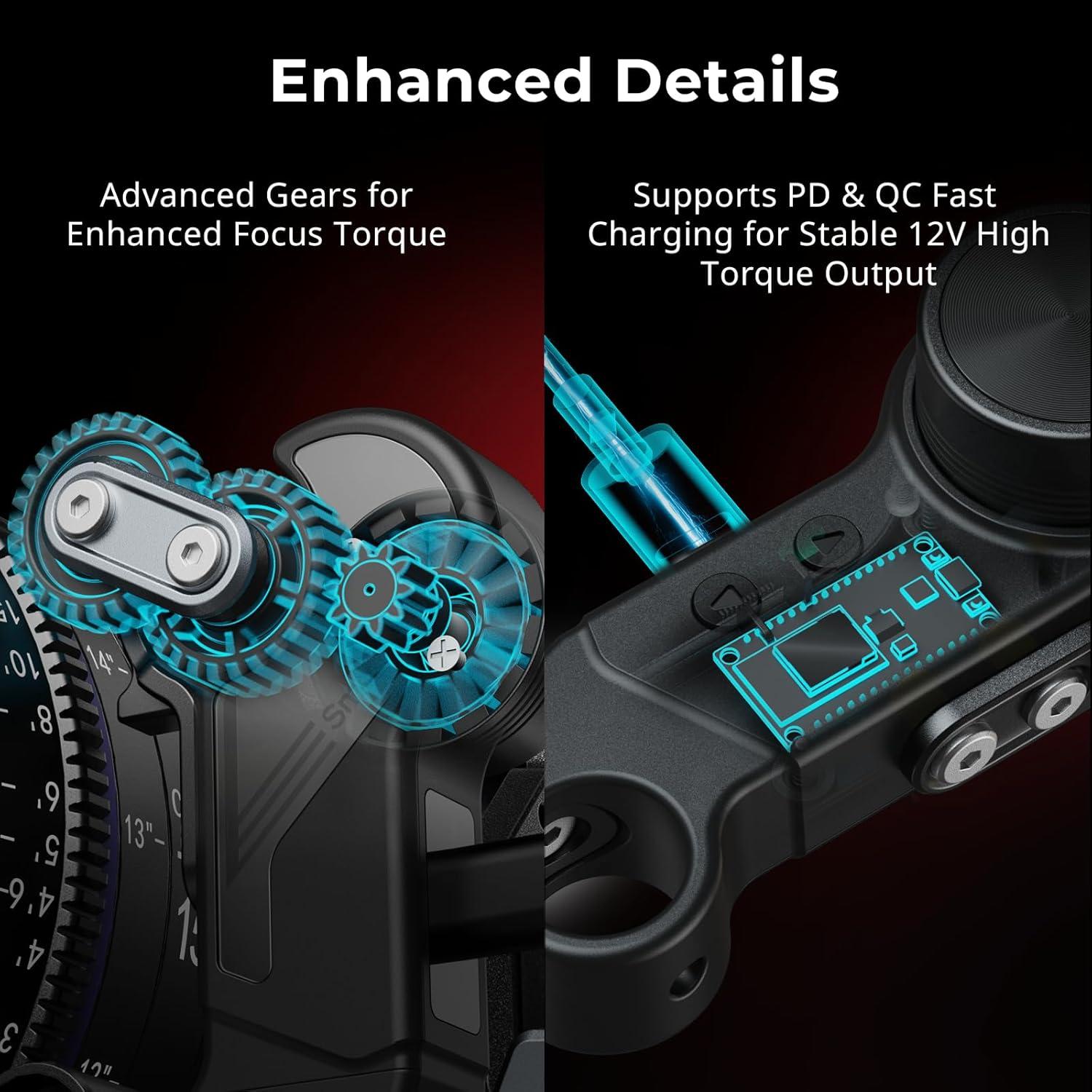 Kit de Enfoque Inalámbrico SmallRig 4296 con Controlador y Motor