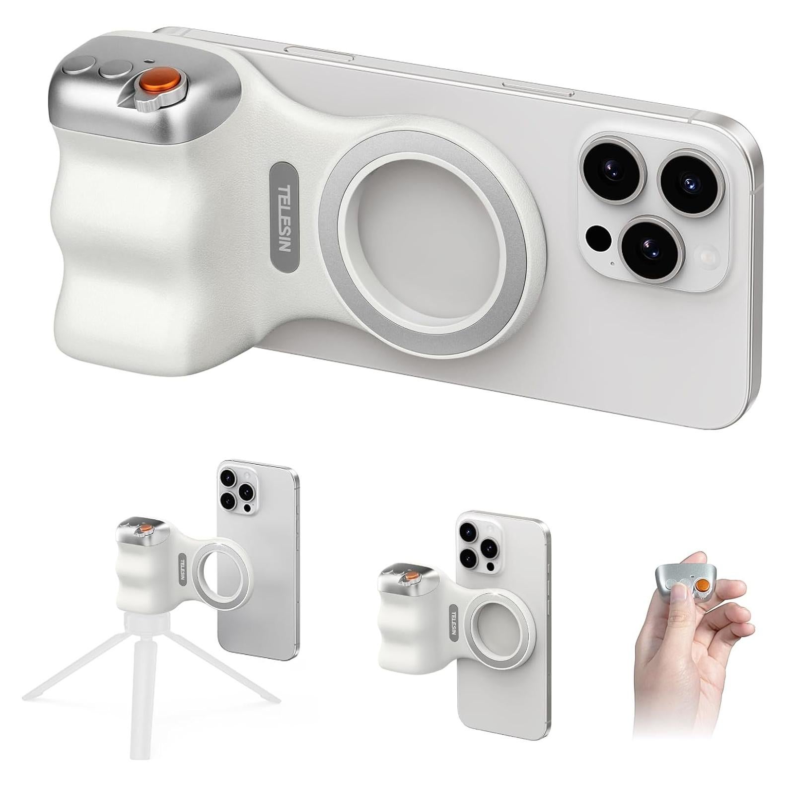 Agarradera Magnética Ergonómica Telesin para Smartphone