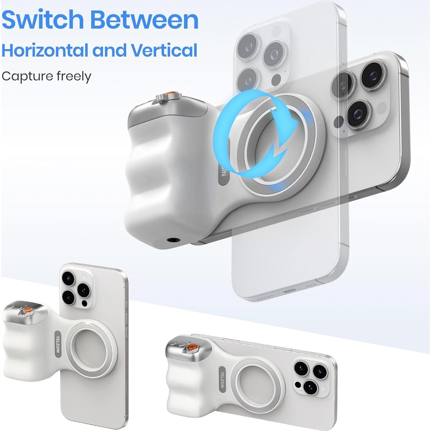 Agarradera Magnética Ergonómica Telesin para Smartphone