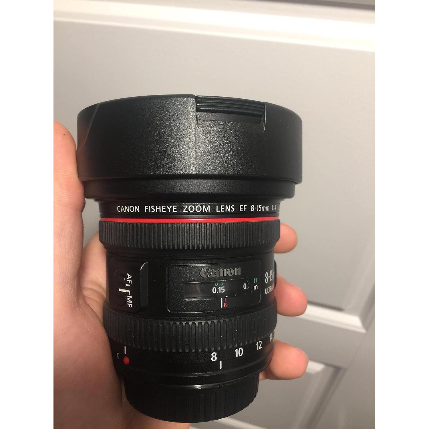 Lente Canon EF 8-15mm f/4L Ojo de Pez USM para SLR