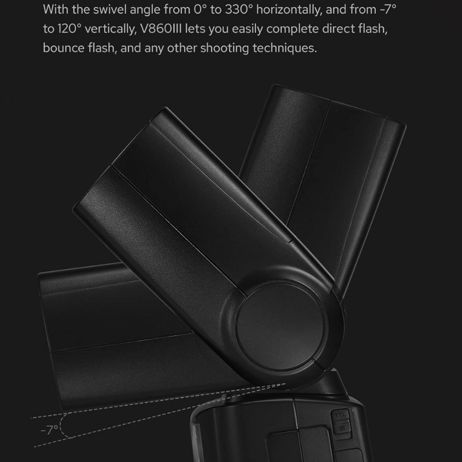 Flash Godox V860III-C para Cámara Canon E-TTL II 7.2V 2600mAh