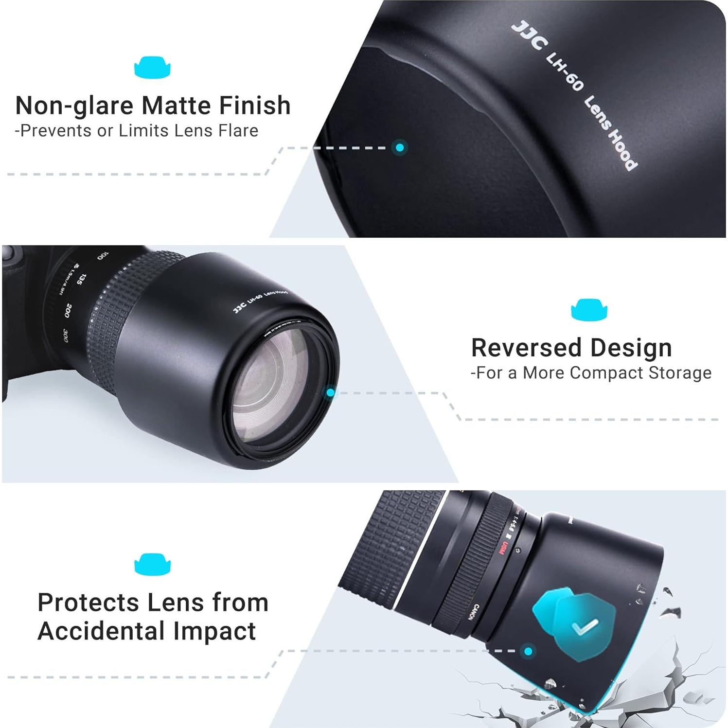 Parasol JJC para Lente Canon RF 75-300mm y EF 75-300mm