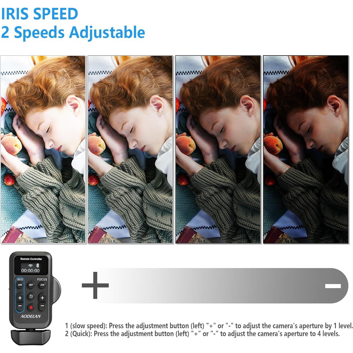 Control Remoto Inalámbrico AODELAN para Videocámaras Canon y Sony