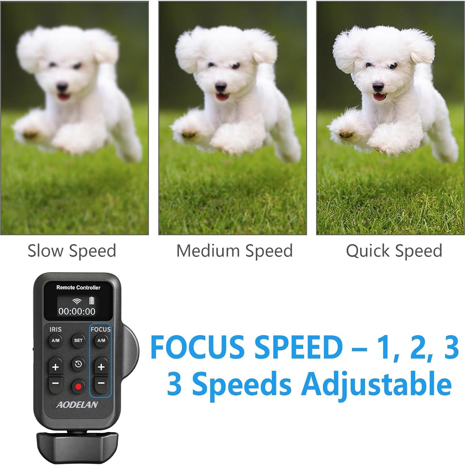 Control Remoto Inalámbrico AODELAN para Videocámaras Canon y Sony