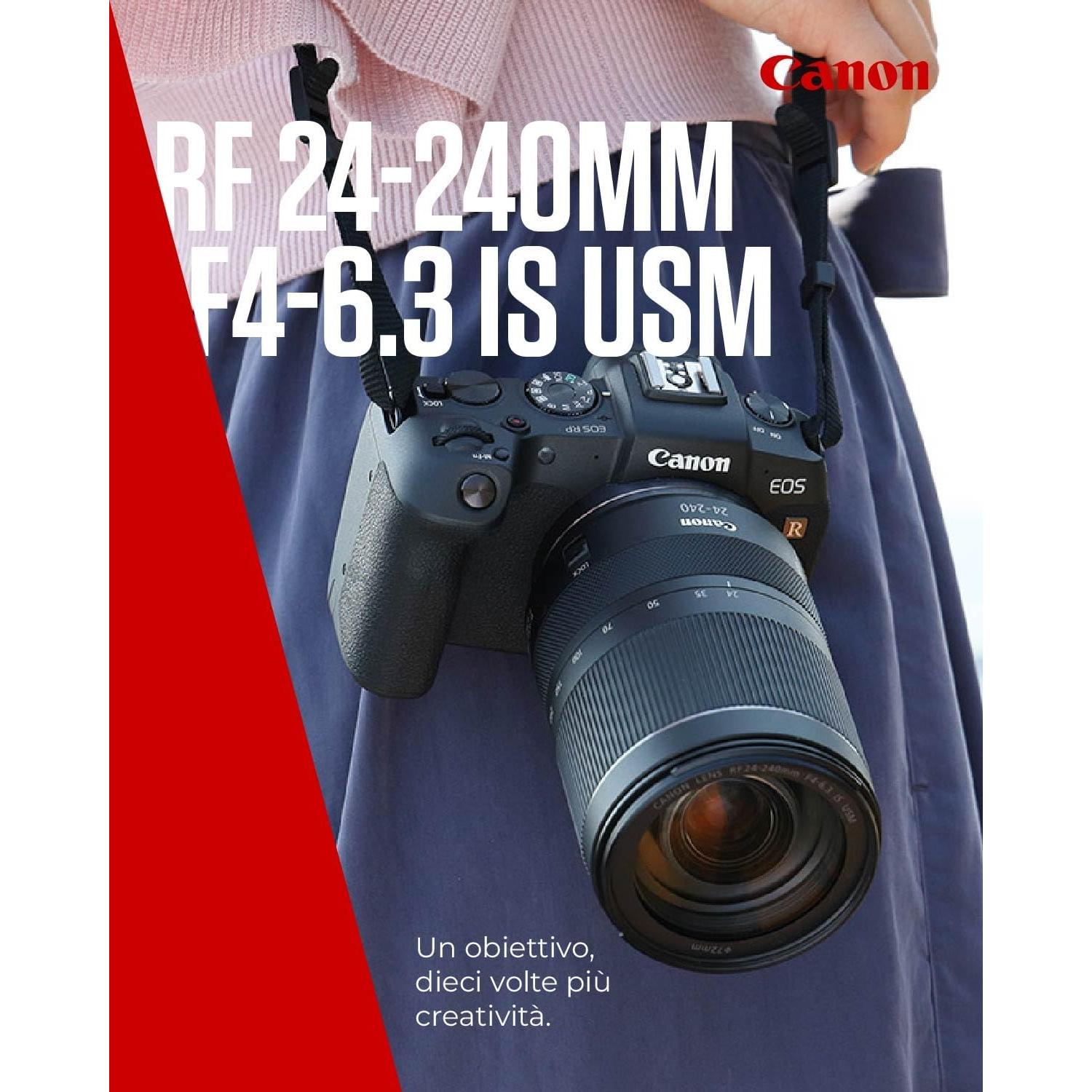 Lente Canon RF 24-240mm F4-6.3 IS USM para cámaras EOS R