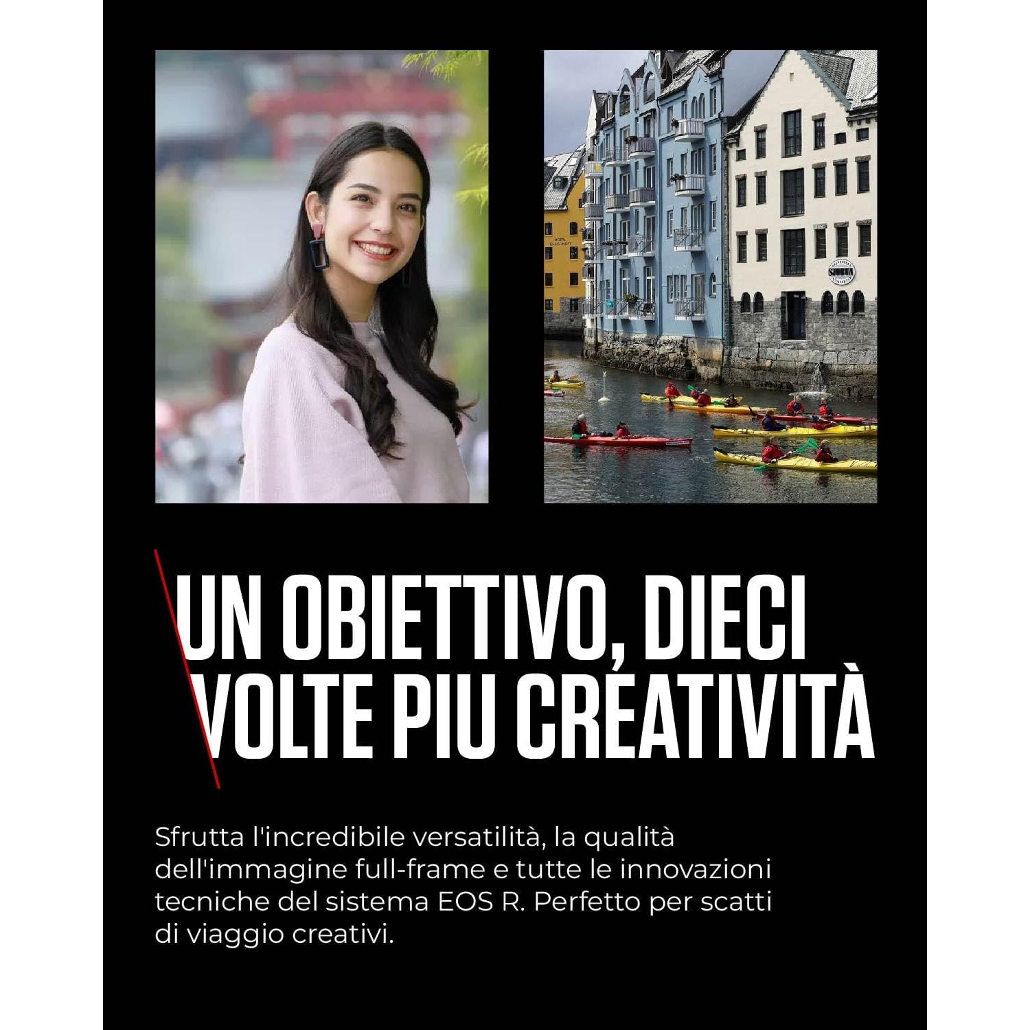 Lente Canon RF 24-240mm F4-6.3 IS USM para cámaras EOS R