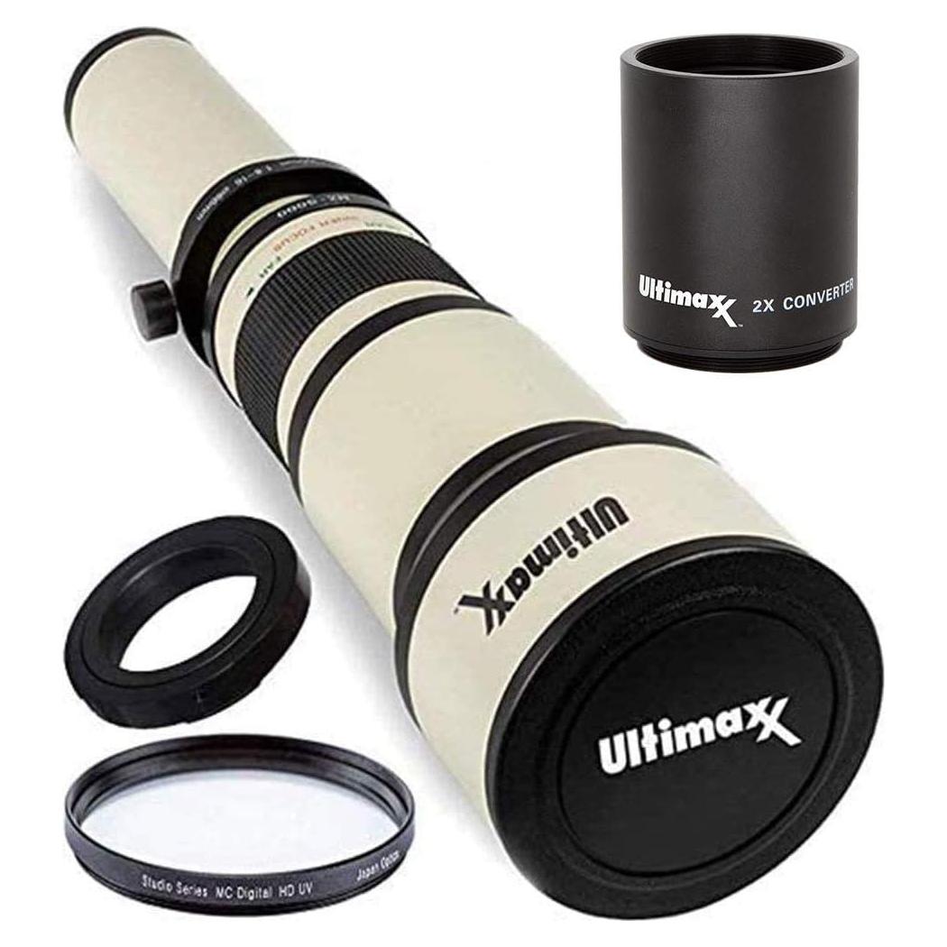 Lente Telefoto Zoom Ultimaxx 650-1300mm para Nikon