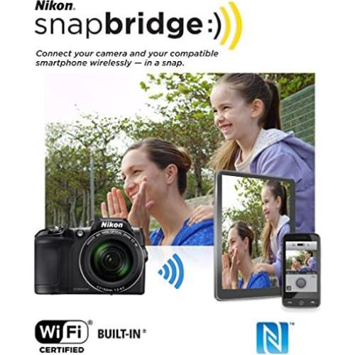 Cámara Digital Nikon COOLPIX L840 16MP Zoom 38x Wi-Fi Negro Renovada