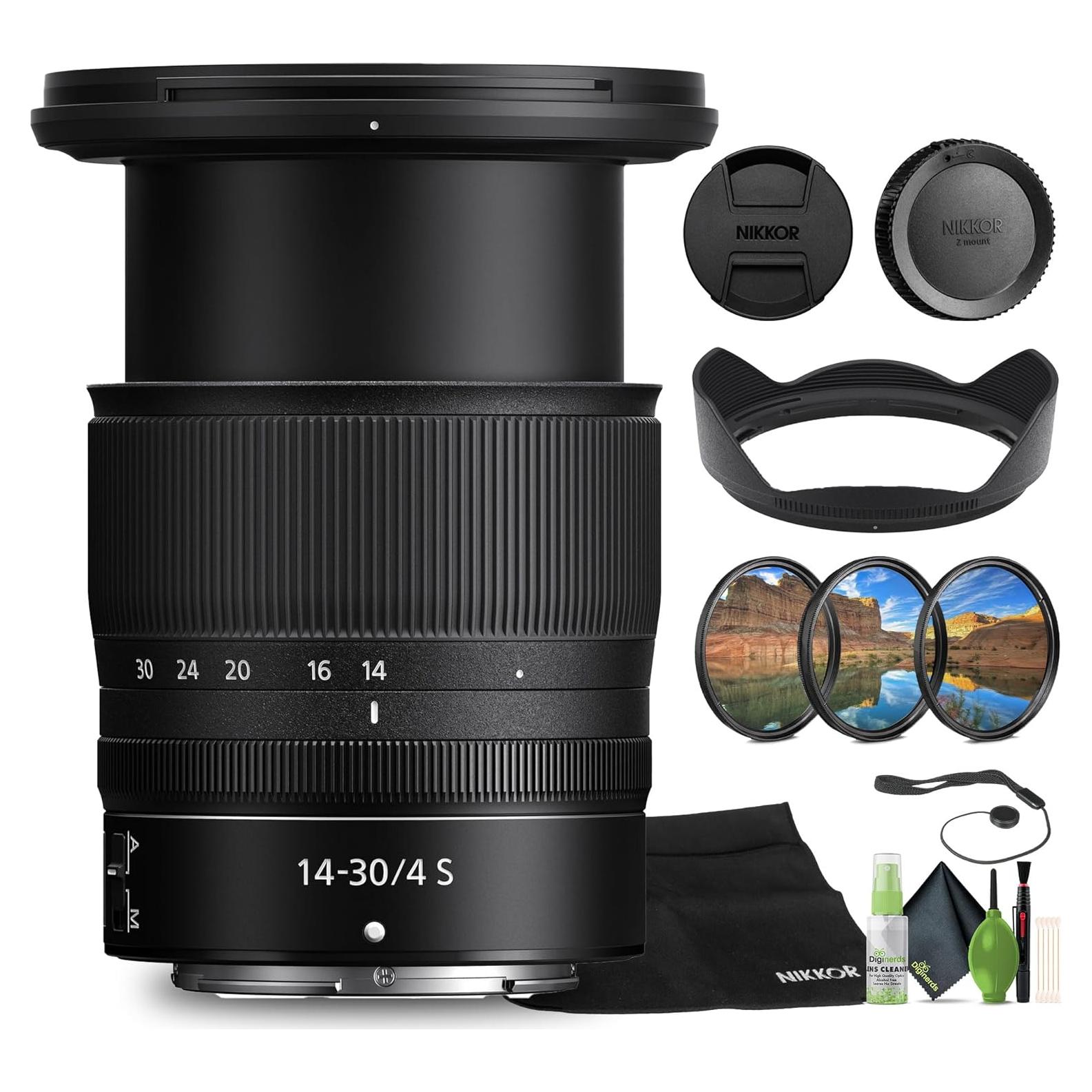 Lente Zoom Nikon NIKKOR Z 14-30mm f/4 S + Kit de Filtros