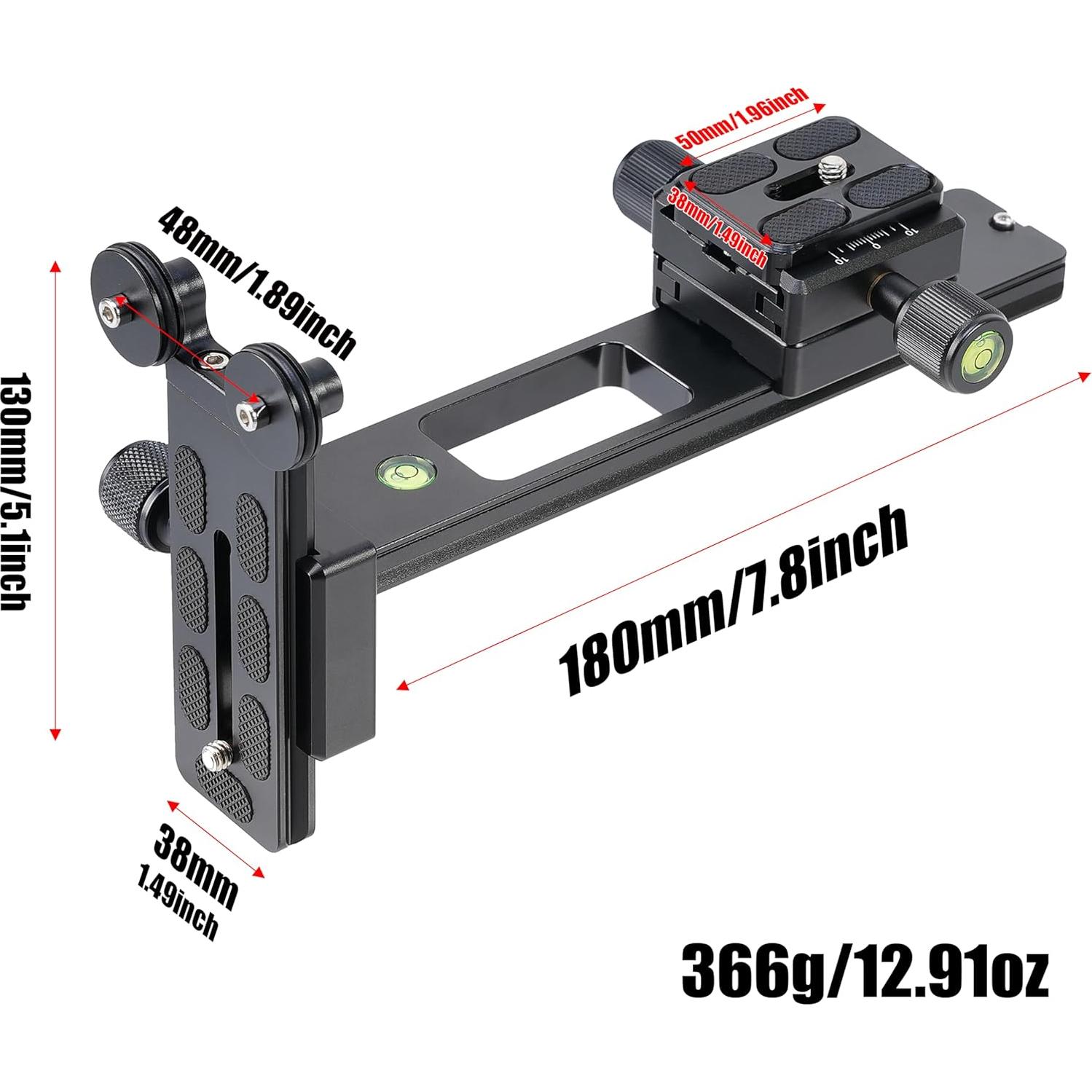 Placa de Liberación Rápida FOTGA NJ078 para Lente Telefoto 10kg